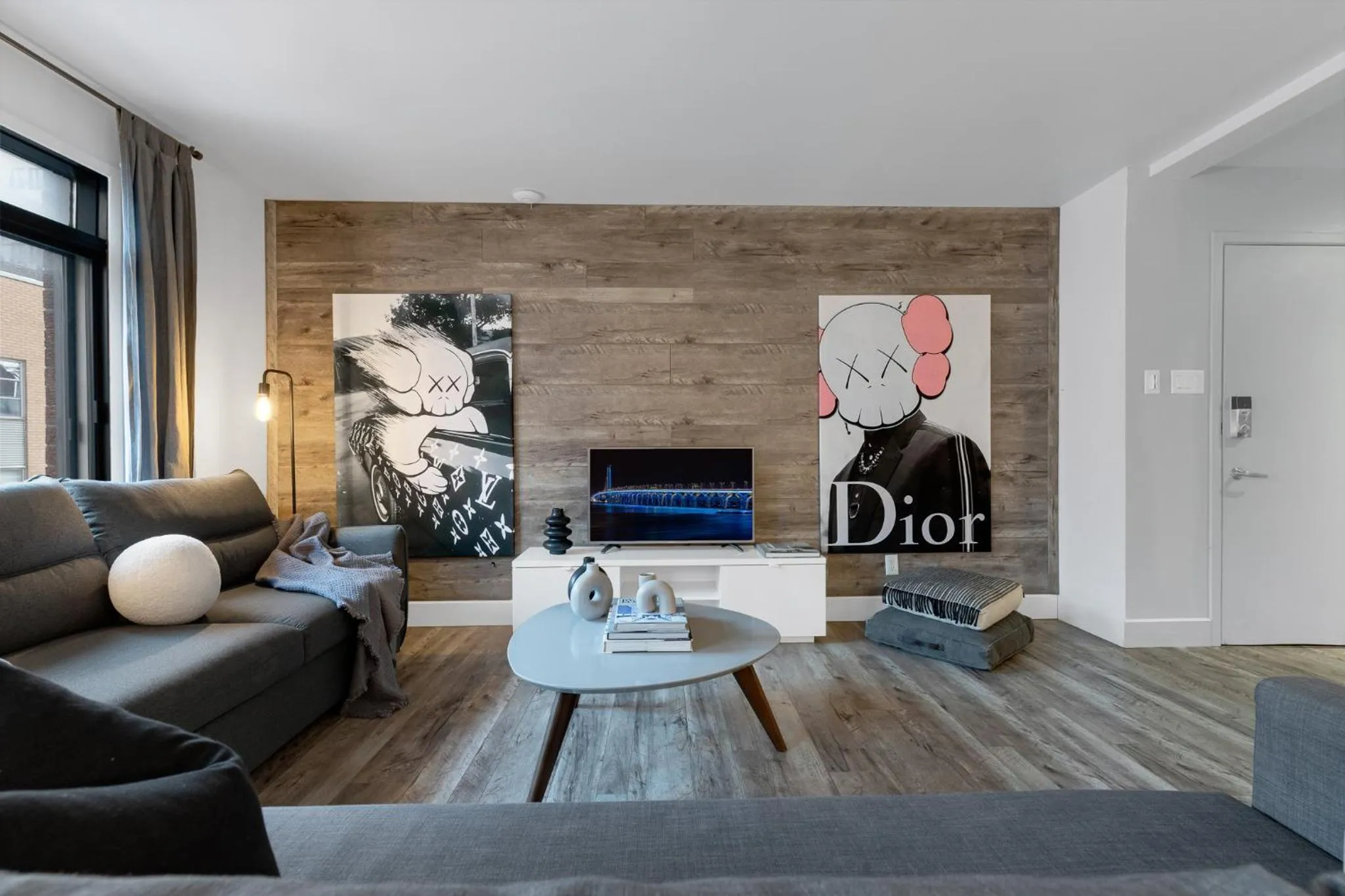 Living room in LiV MTL Urban