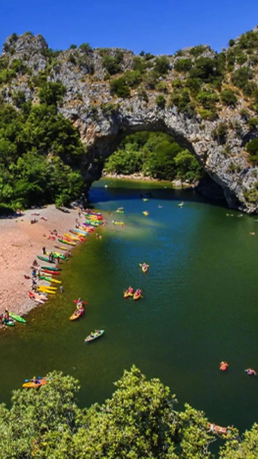 Natural landscape in La Bastide de Sanilhac