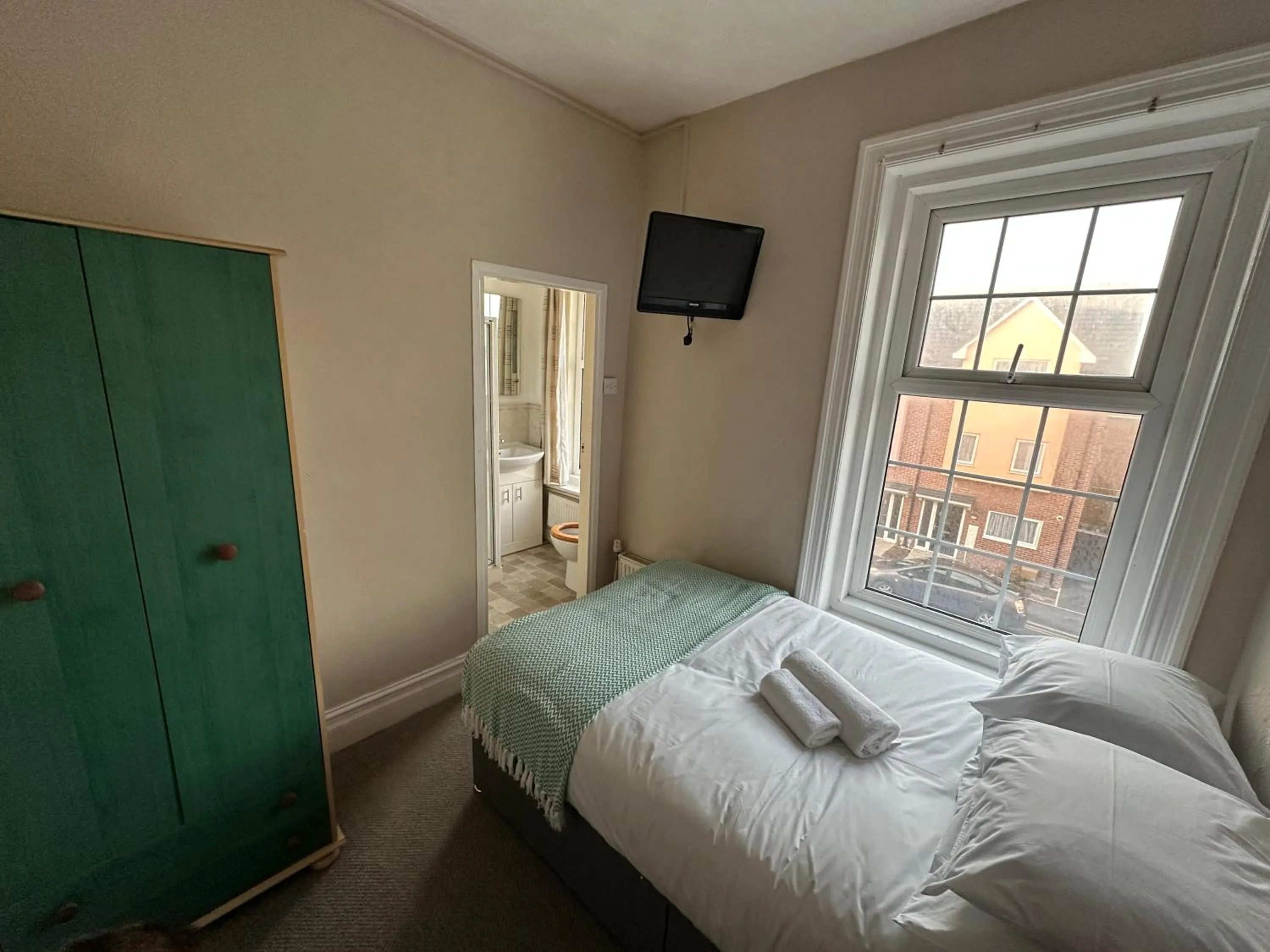 Bed in The Shores Hotel, Central Blackpool