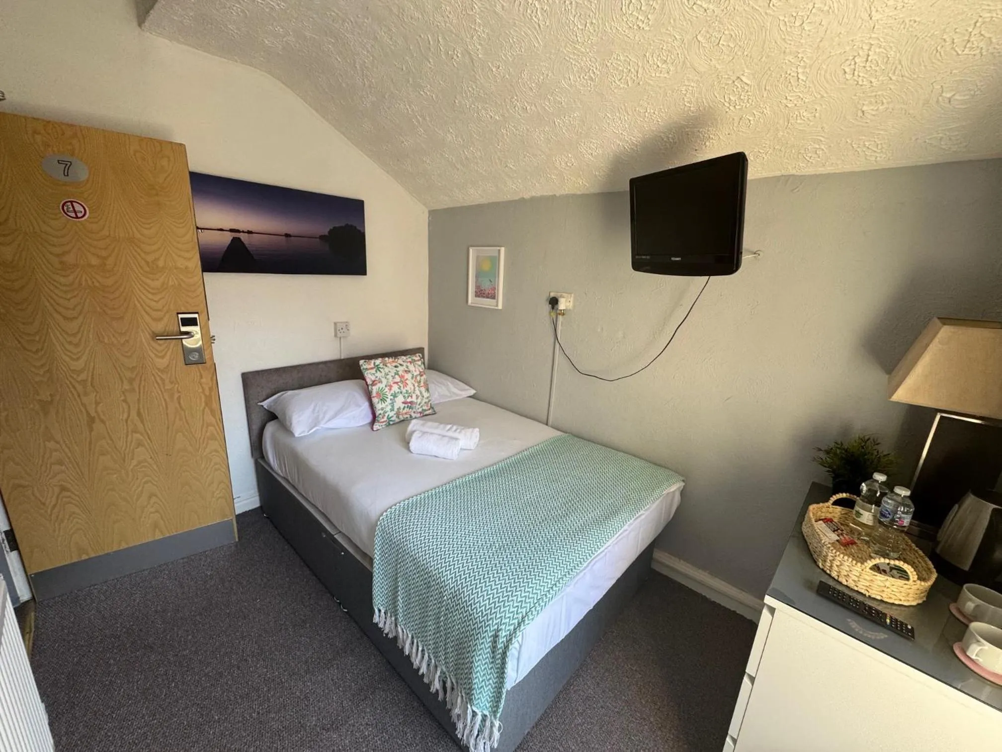 Bed in The Shores Hotel, Central Blackpool