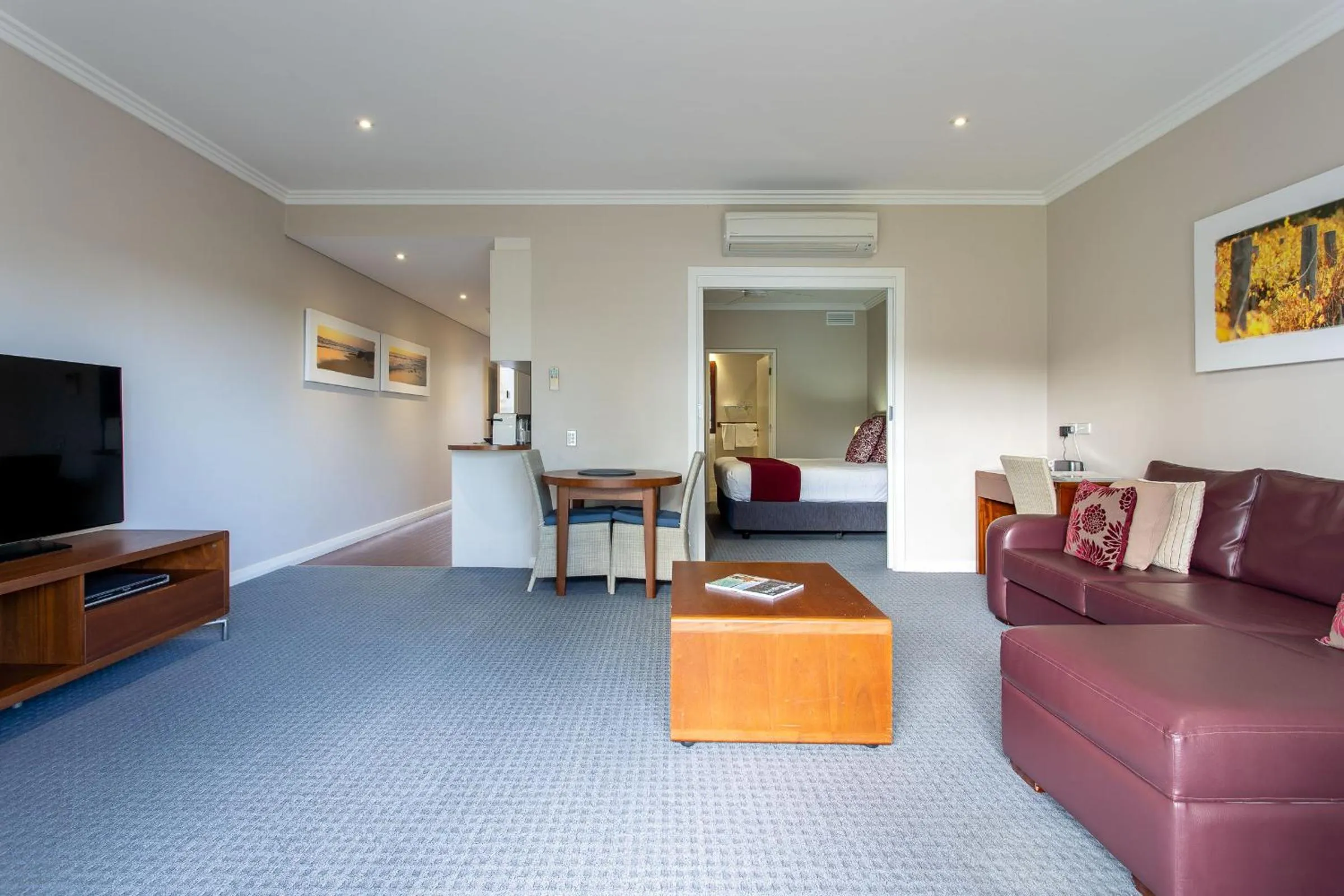 Living room in Seashells Yallingup