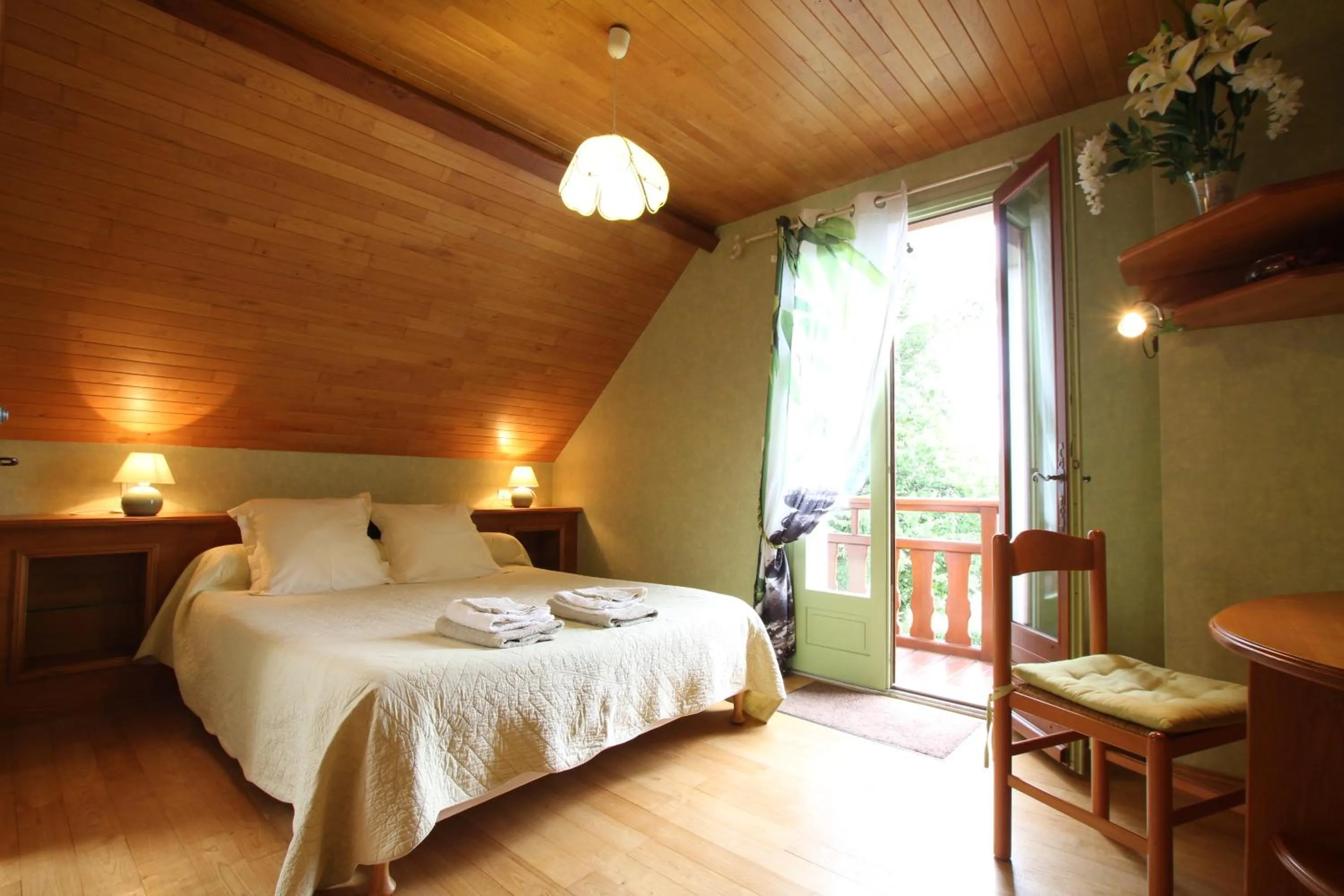 Balcony/Terrace, Bed in L'espiatet