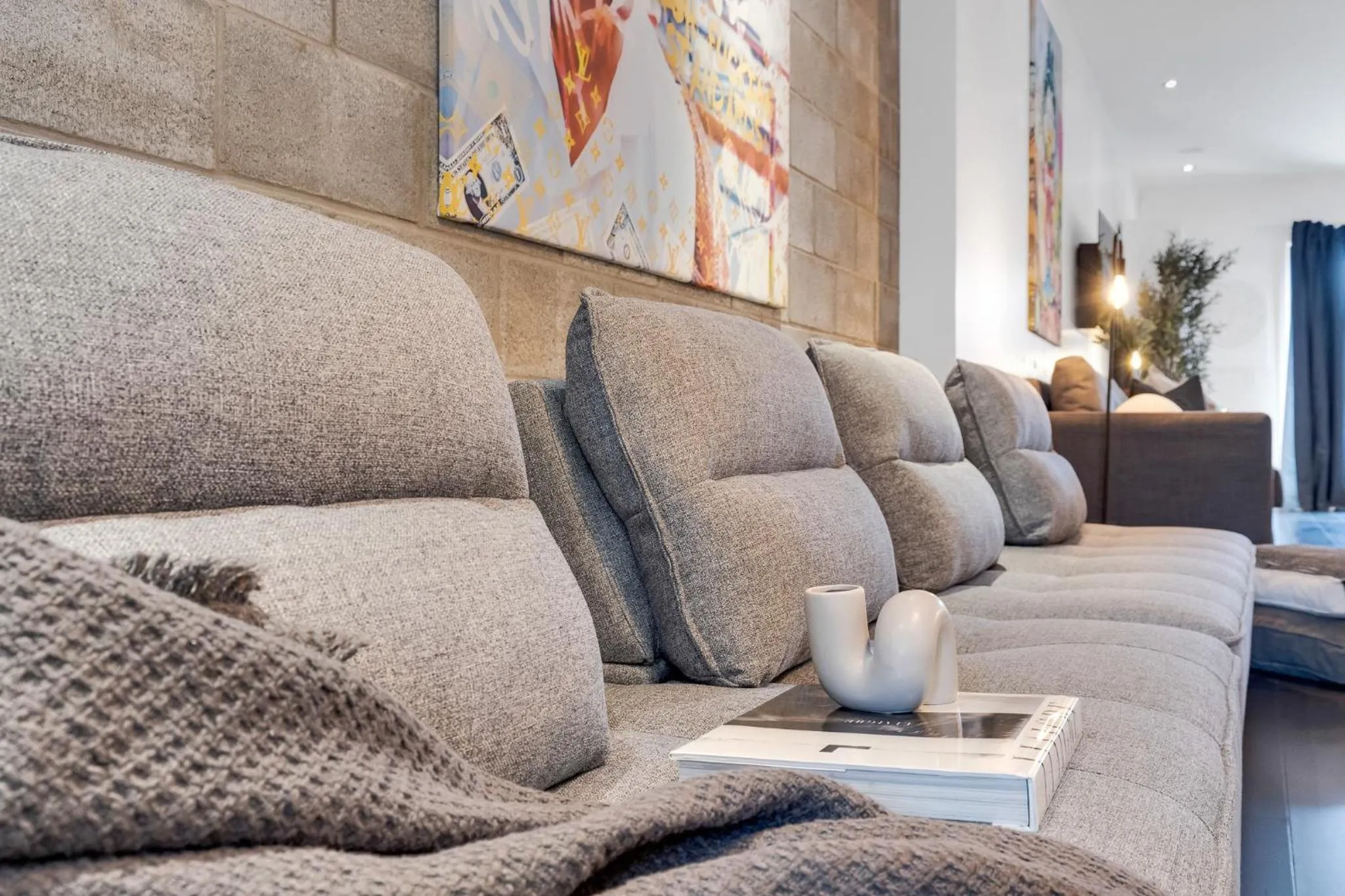 Living room in LiV MTL Plato