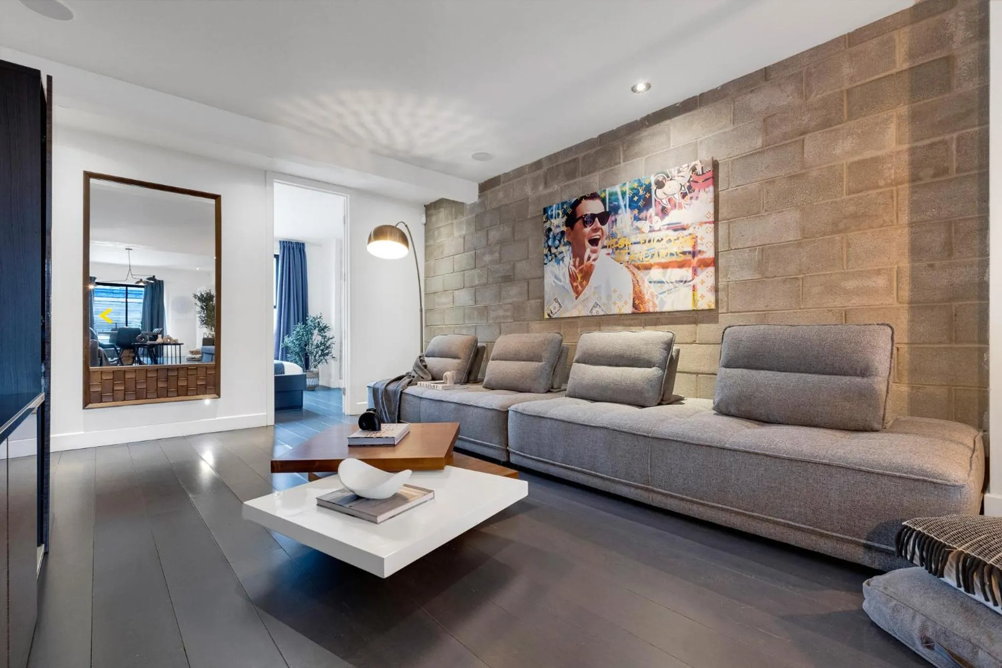 Living room in LiV MTL Plato