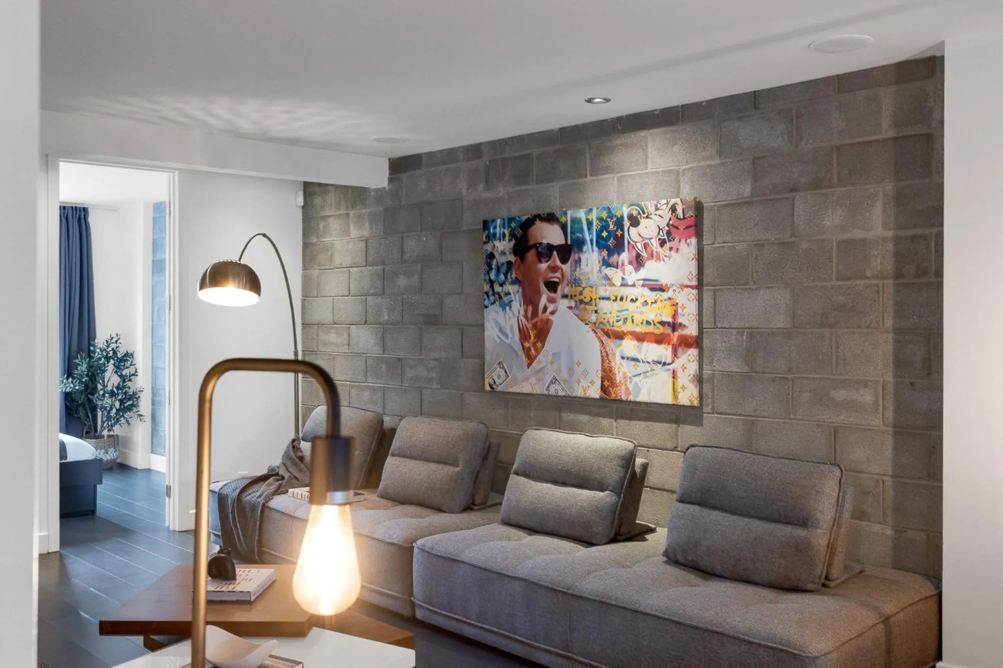 Living room in LiV MTL Plato