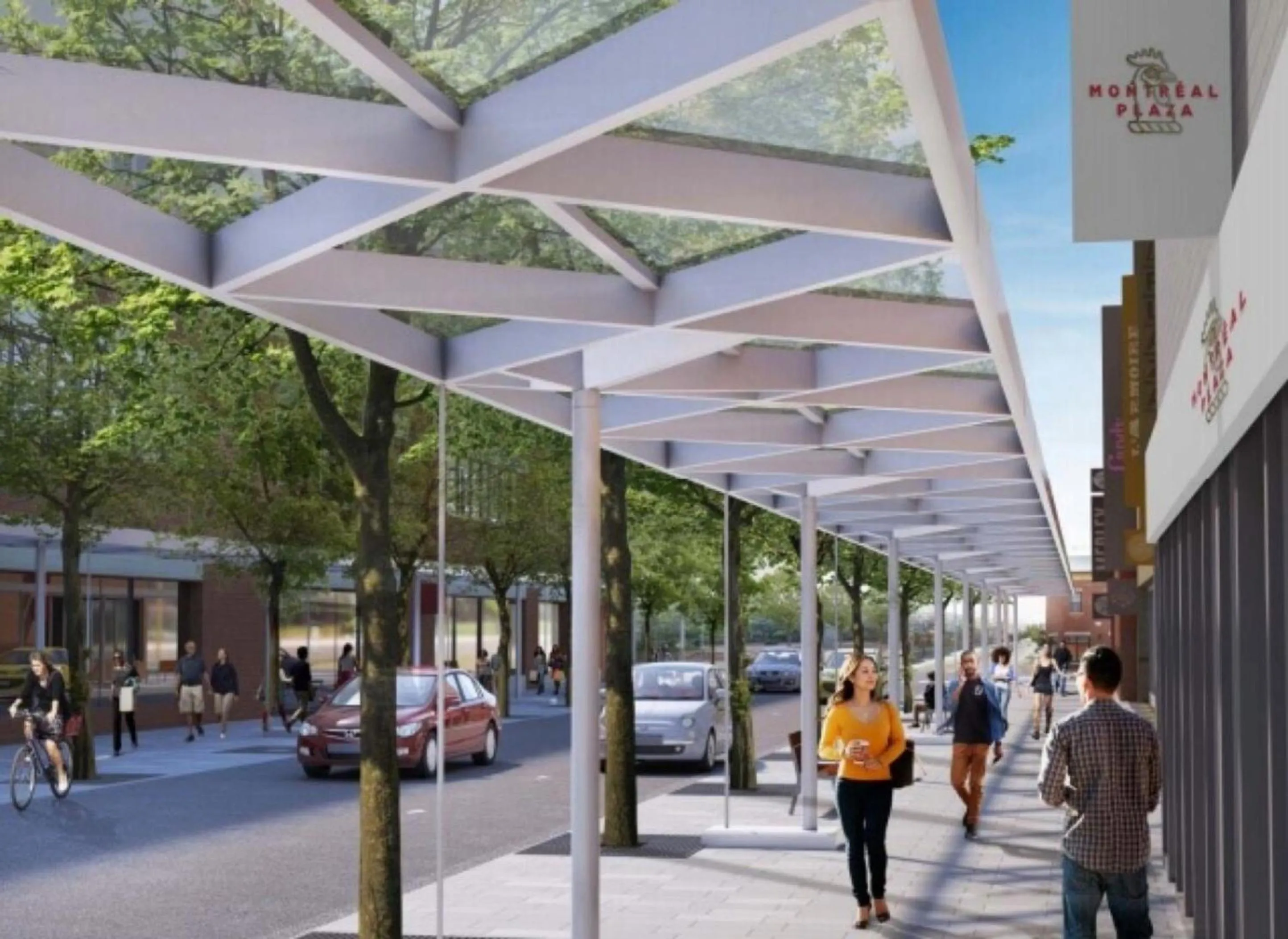 Day in LiV MTL Plaza