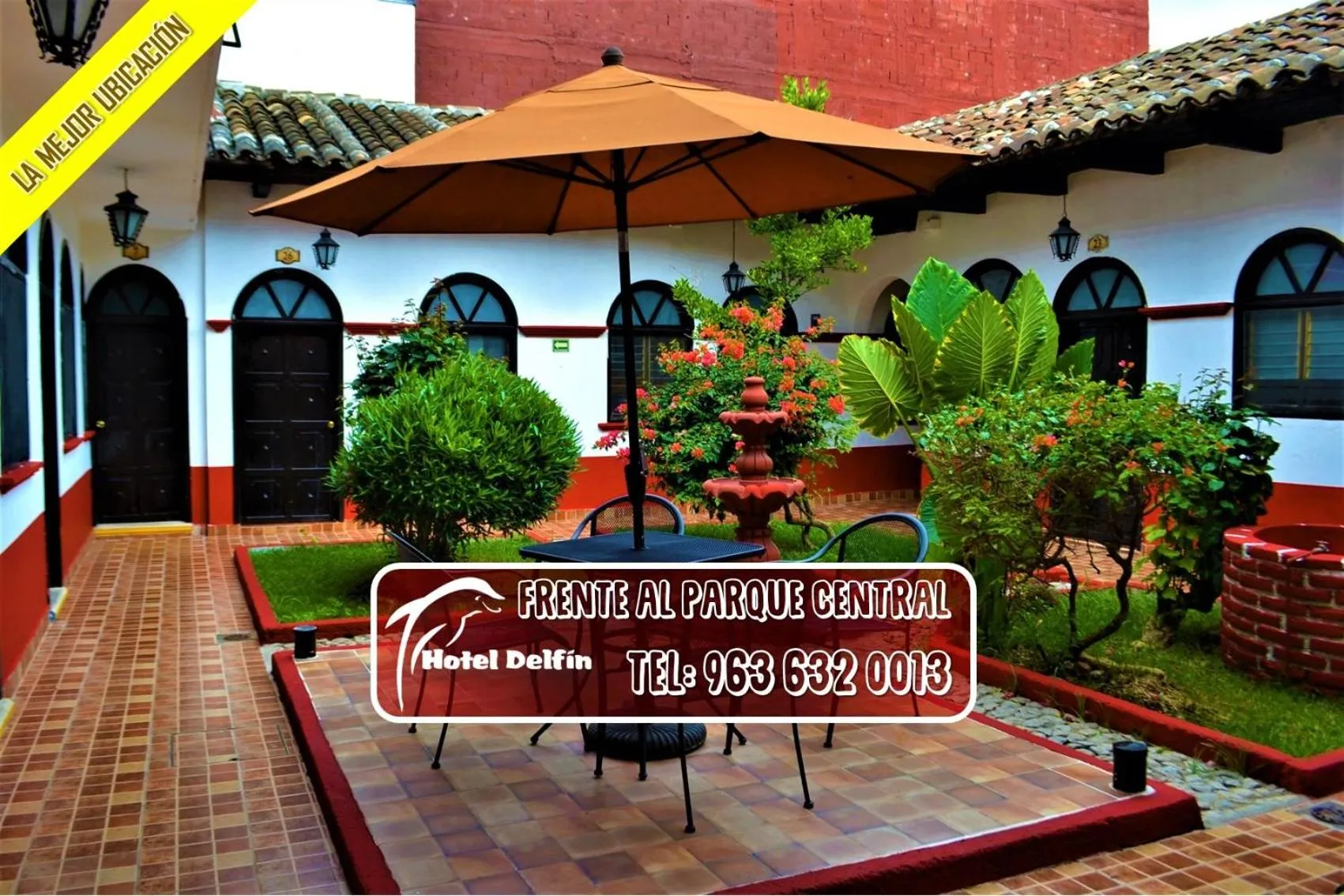 Garden in Hotel Delfín Comitán