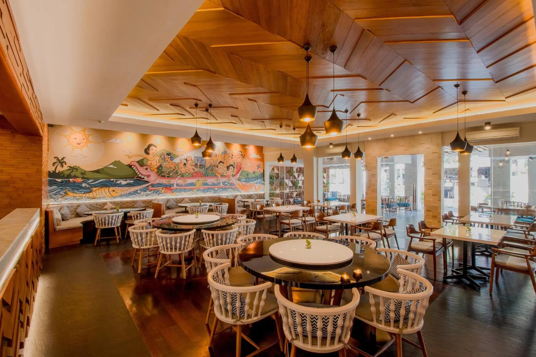 Restaurant/places to eat in Bali Rani Hotel