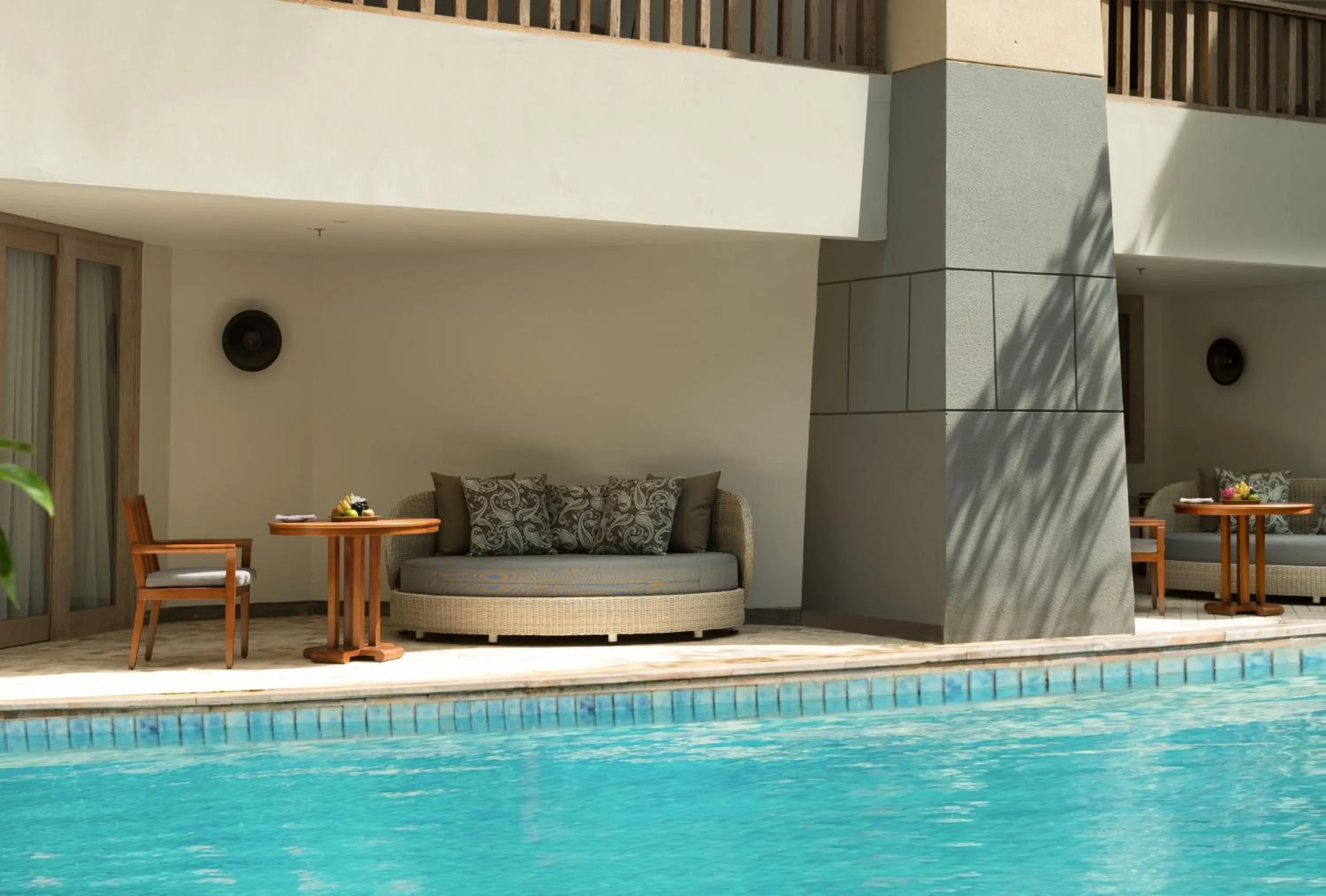 Pool view in Conrad Bali