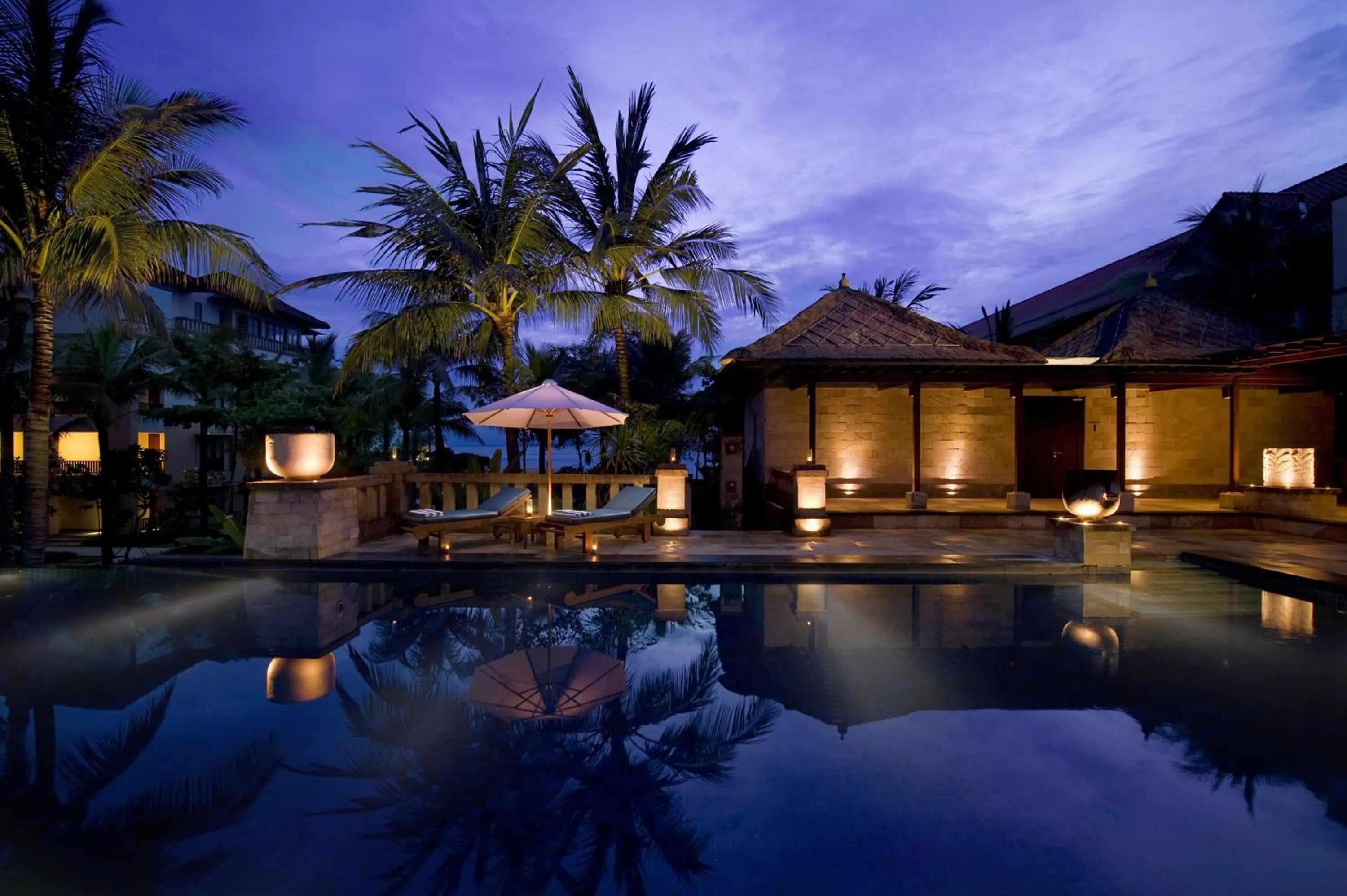 Swimming pool in Conrad Bali