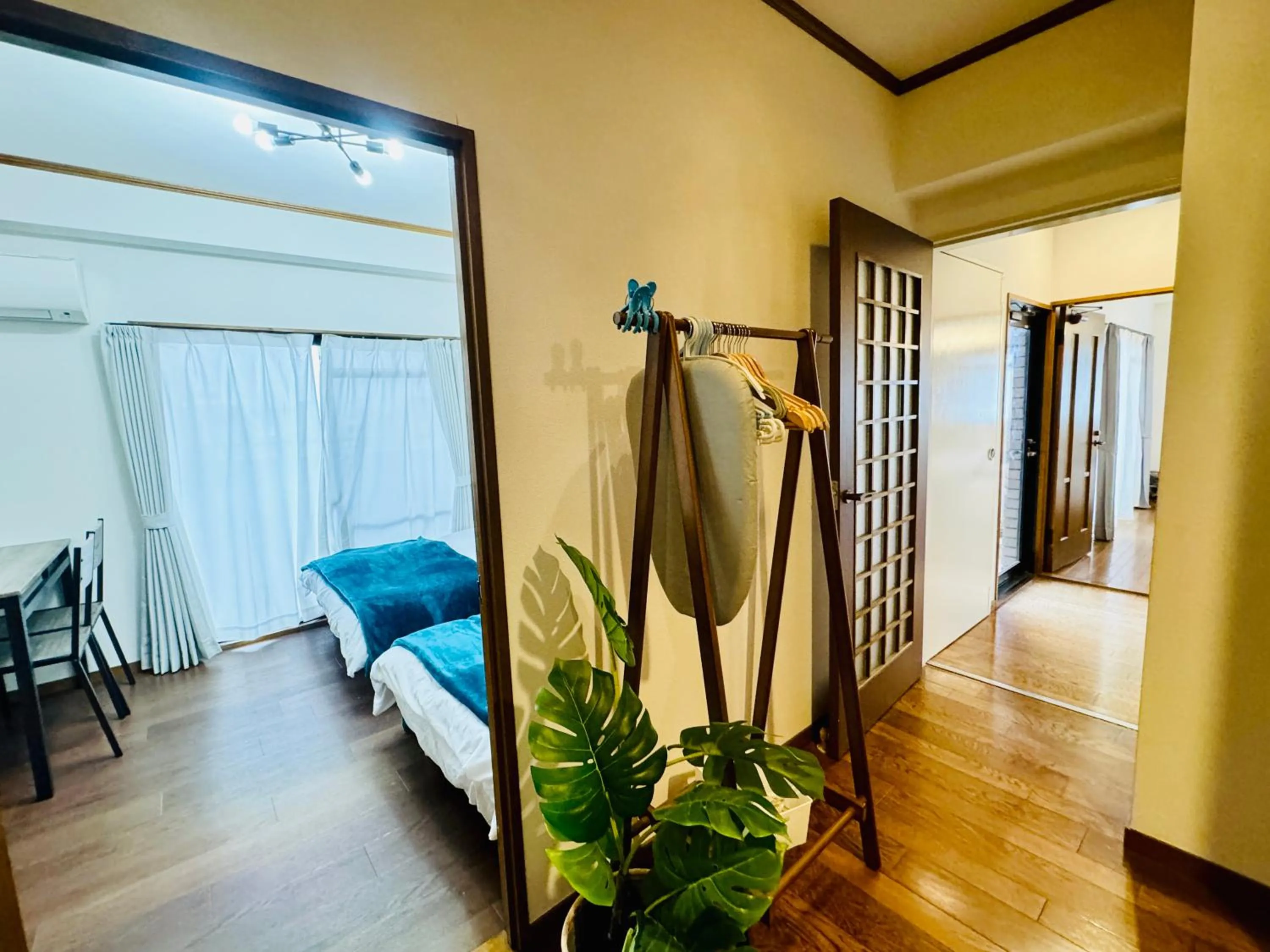 Photo of the whole room, Bed in Crest Daikoku Owner's room -vacation rental-