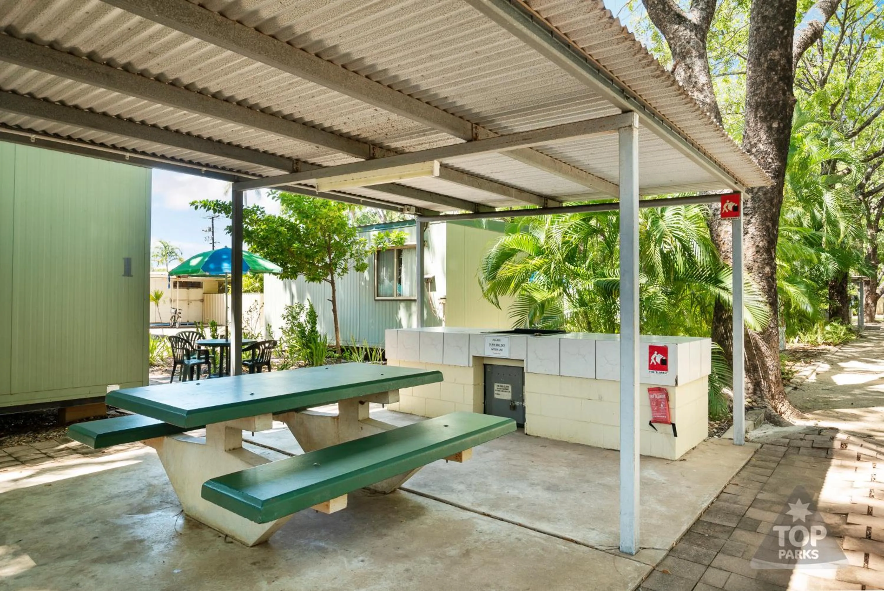 Patio in Riverview Tourist Village