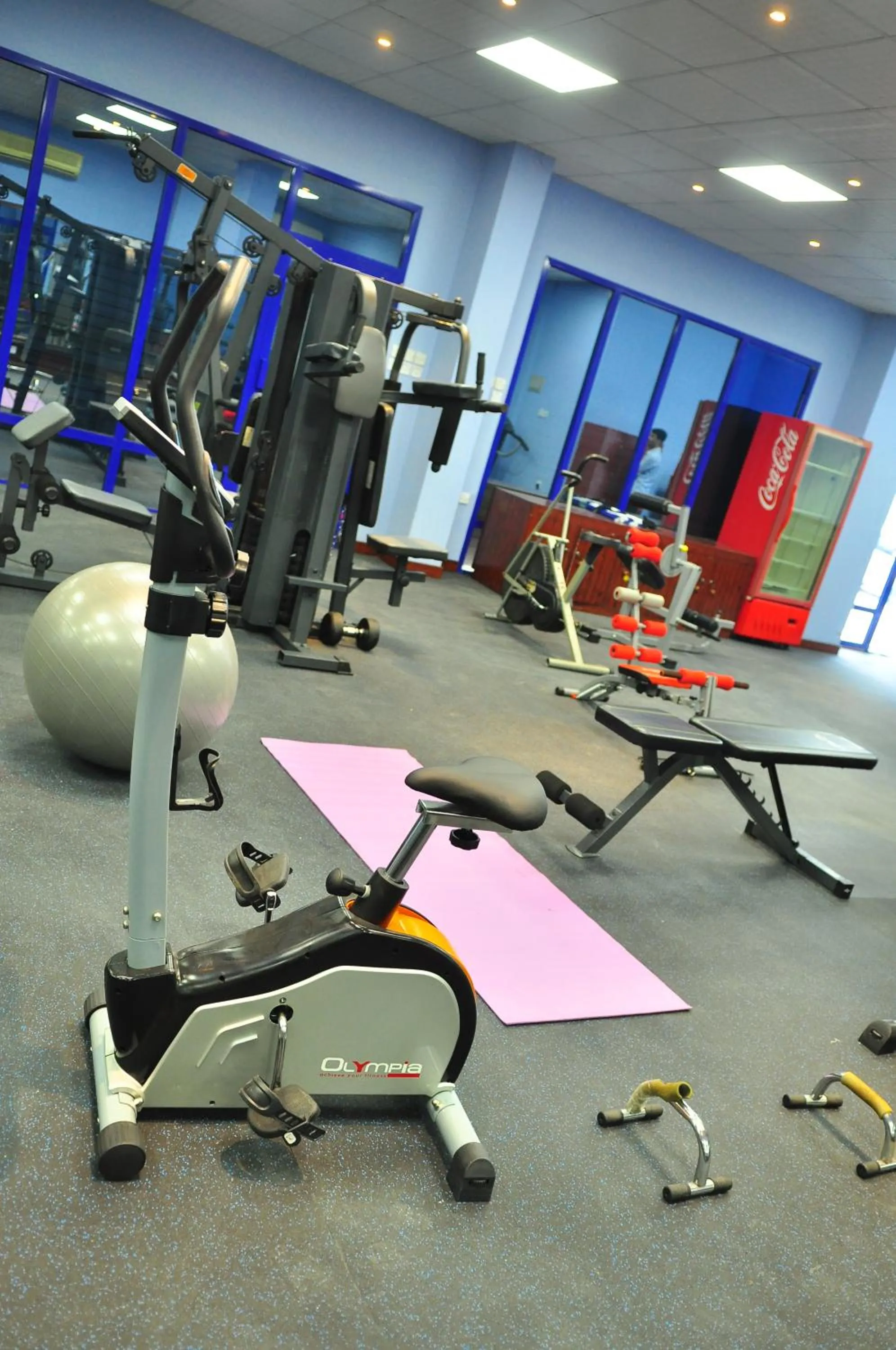 Fitness centre/facilities in Al Bahjah Hotel