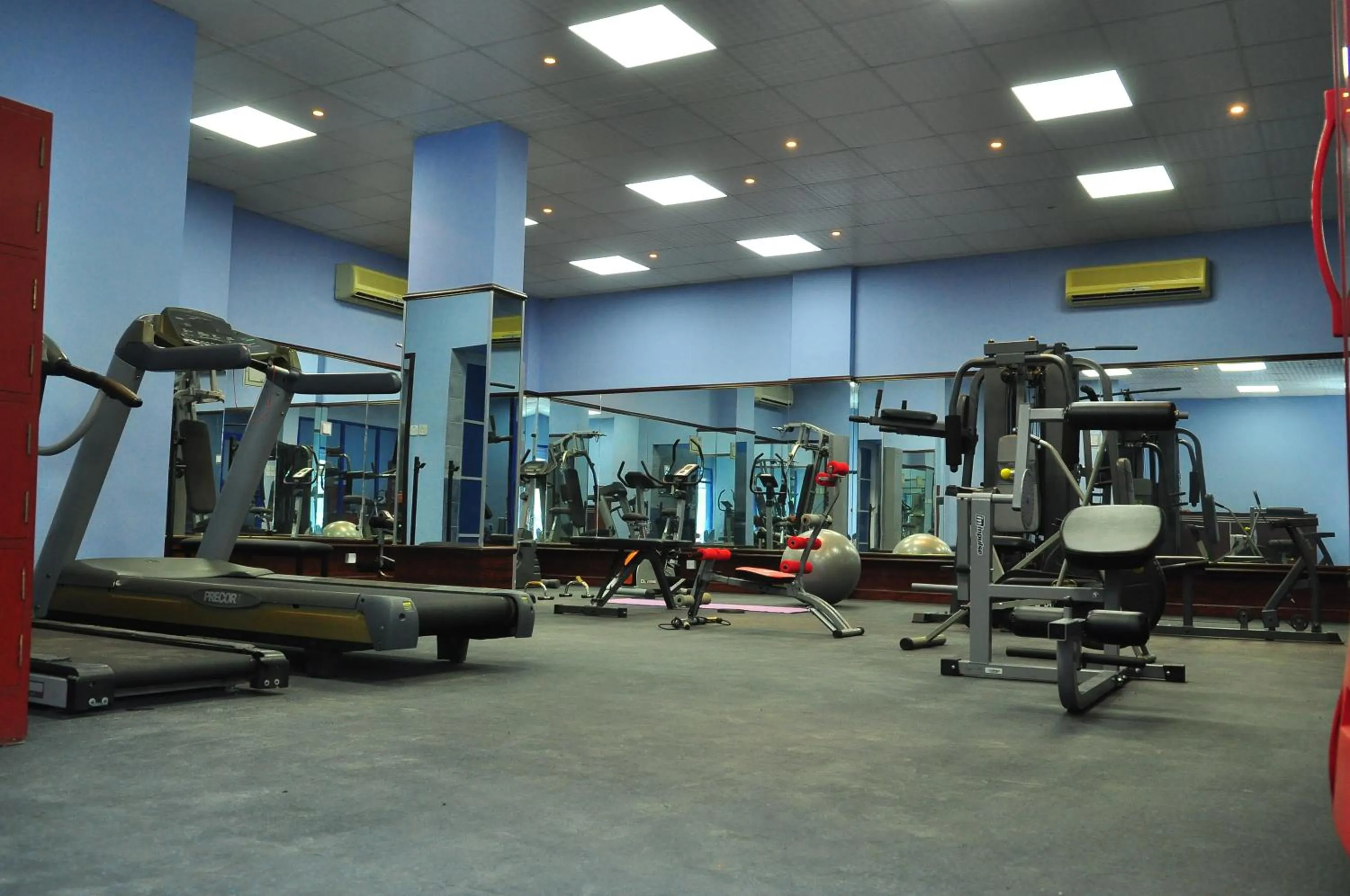 Fitness centre/facilities in Al Bahjah Hotel
