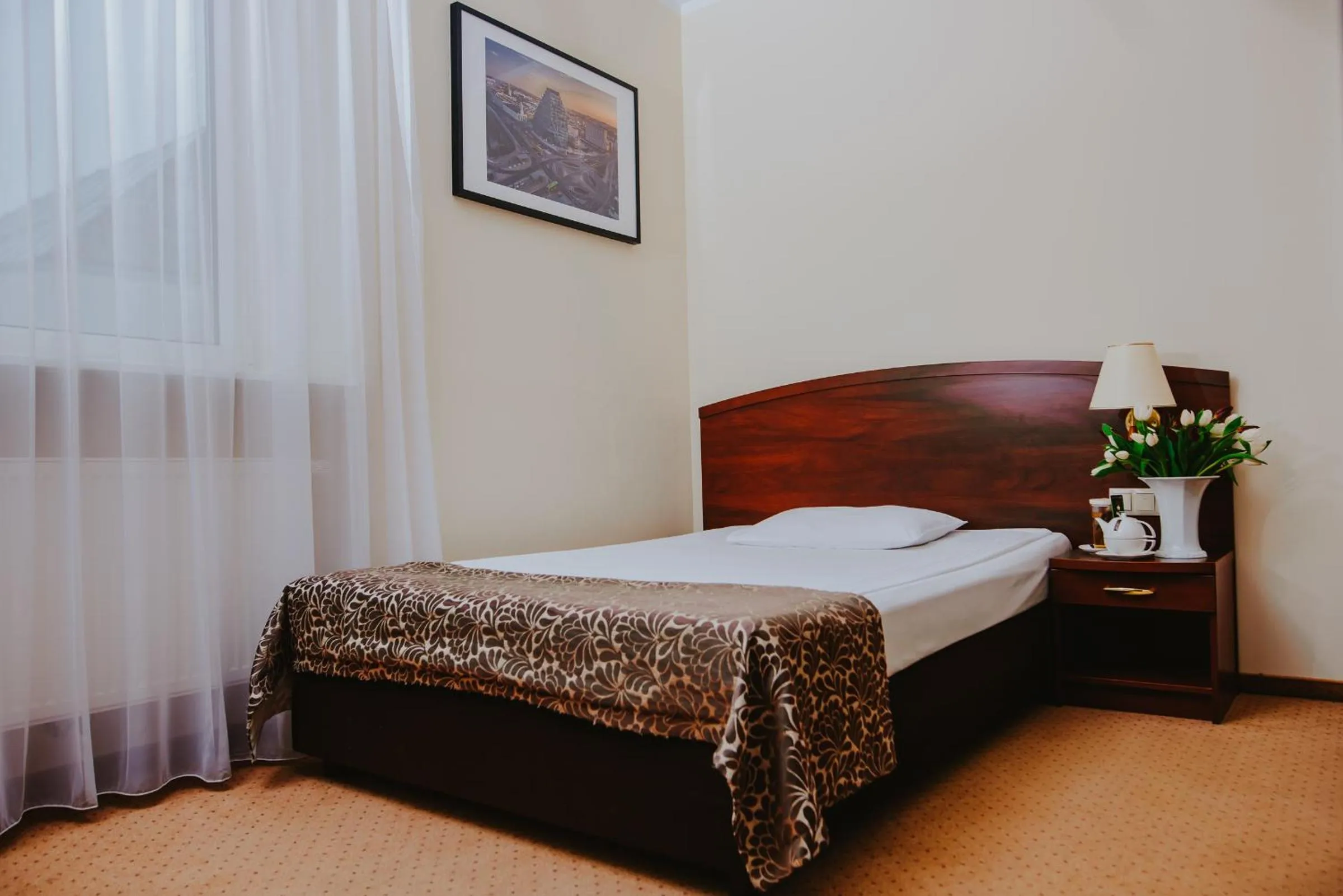 Bed in Hotel Korel