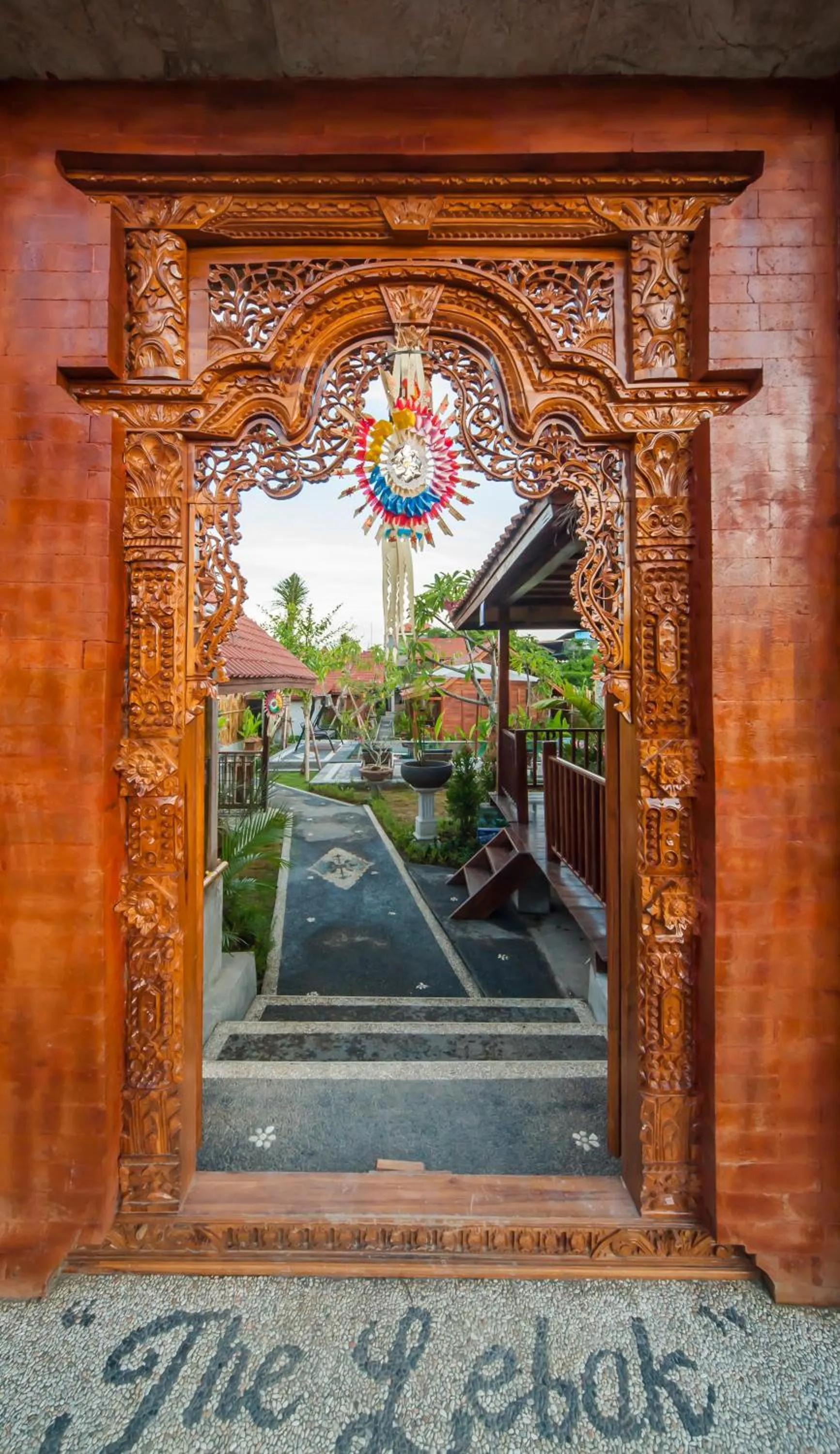 Facade/entrance in The Lebak Canggu