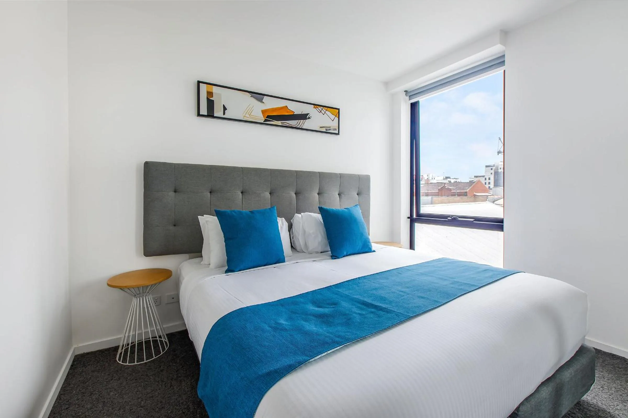 Bedroom, Bed in Artel Apartments Brunswick