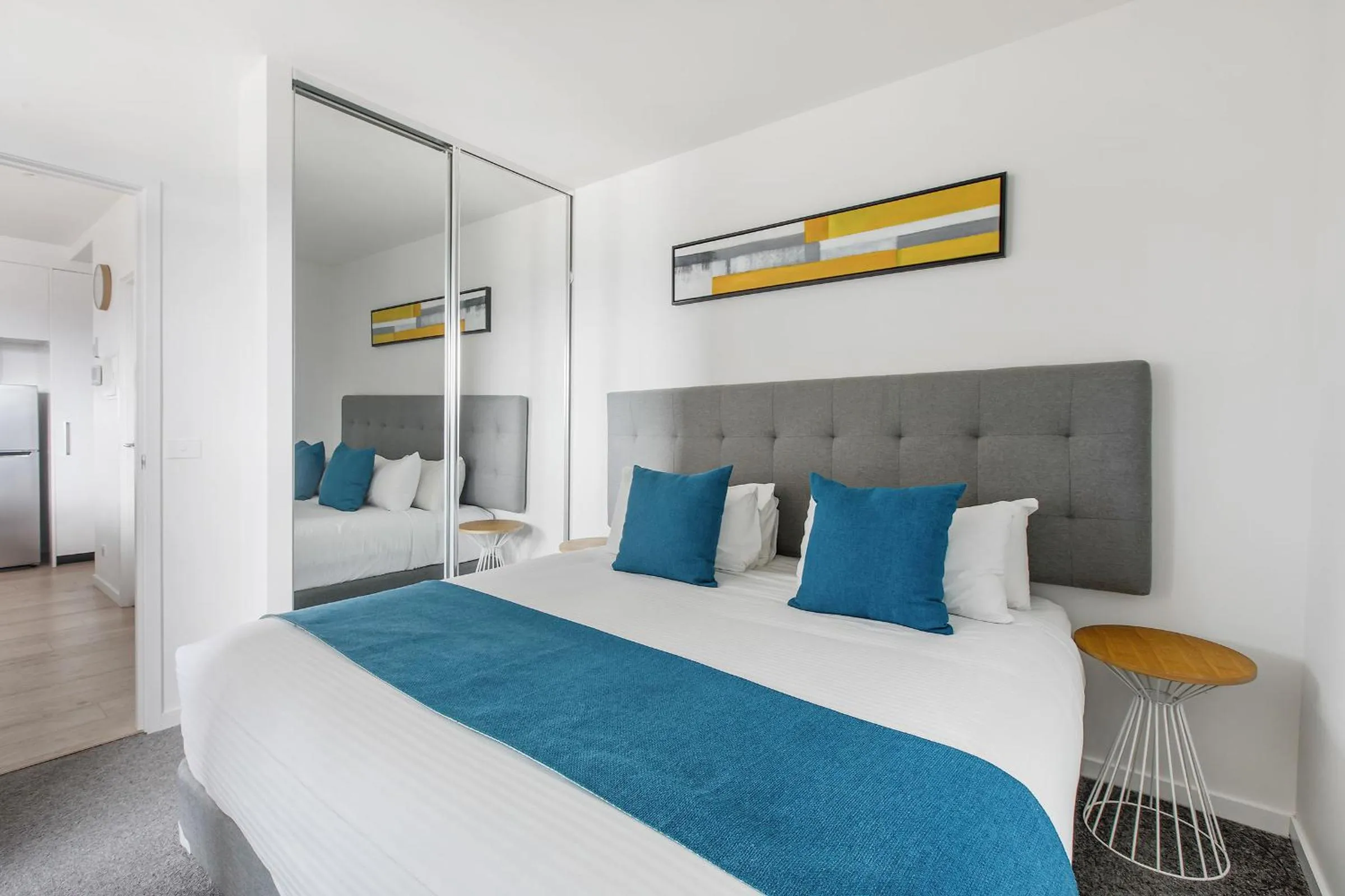 Bedroom, Bed in Artel Apartments Brunswick