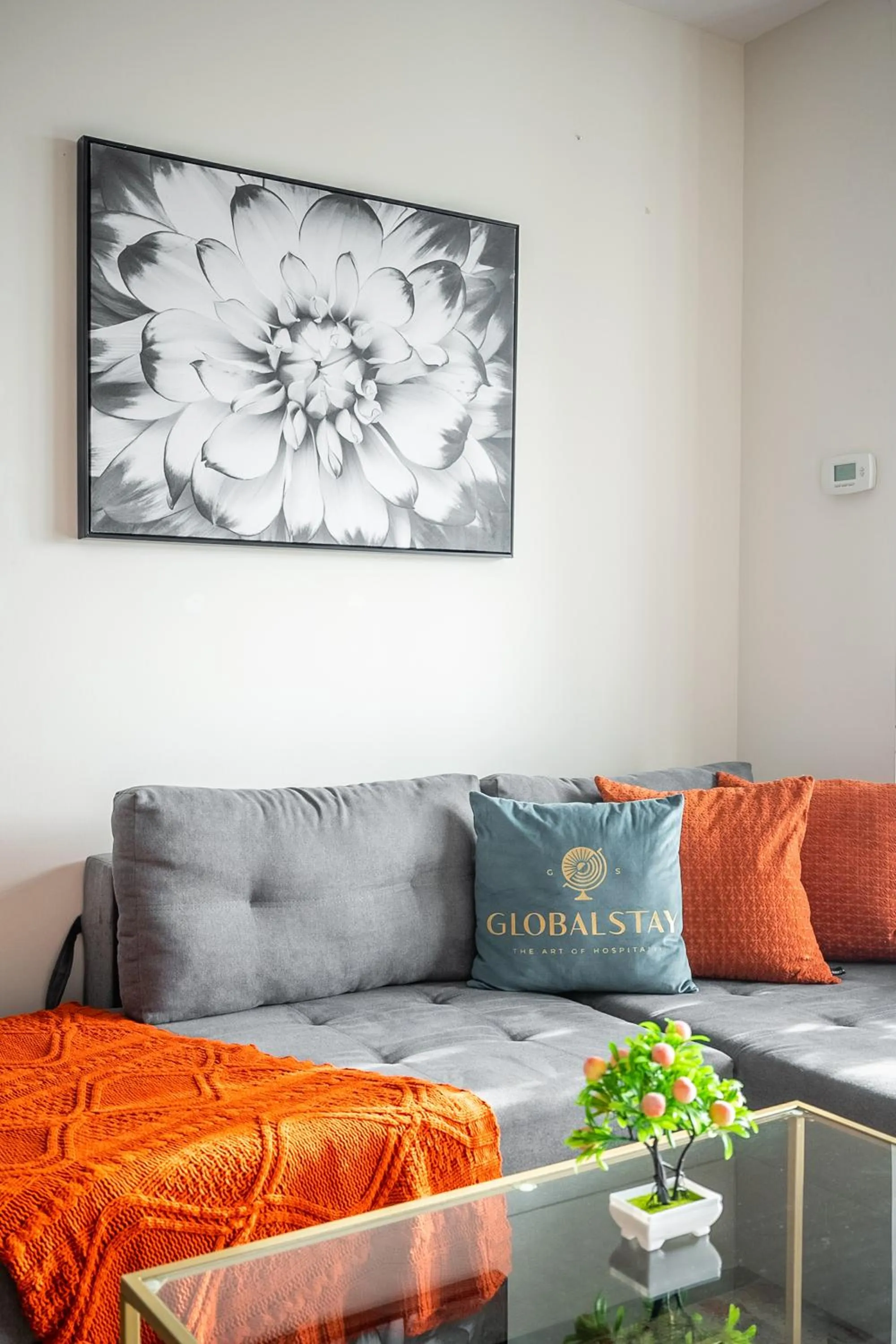 Living room in GLOBALSTAY Modern Downtown Apartment