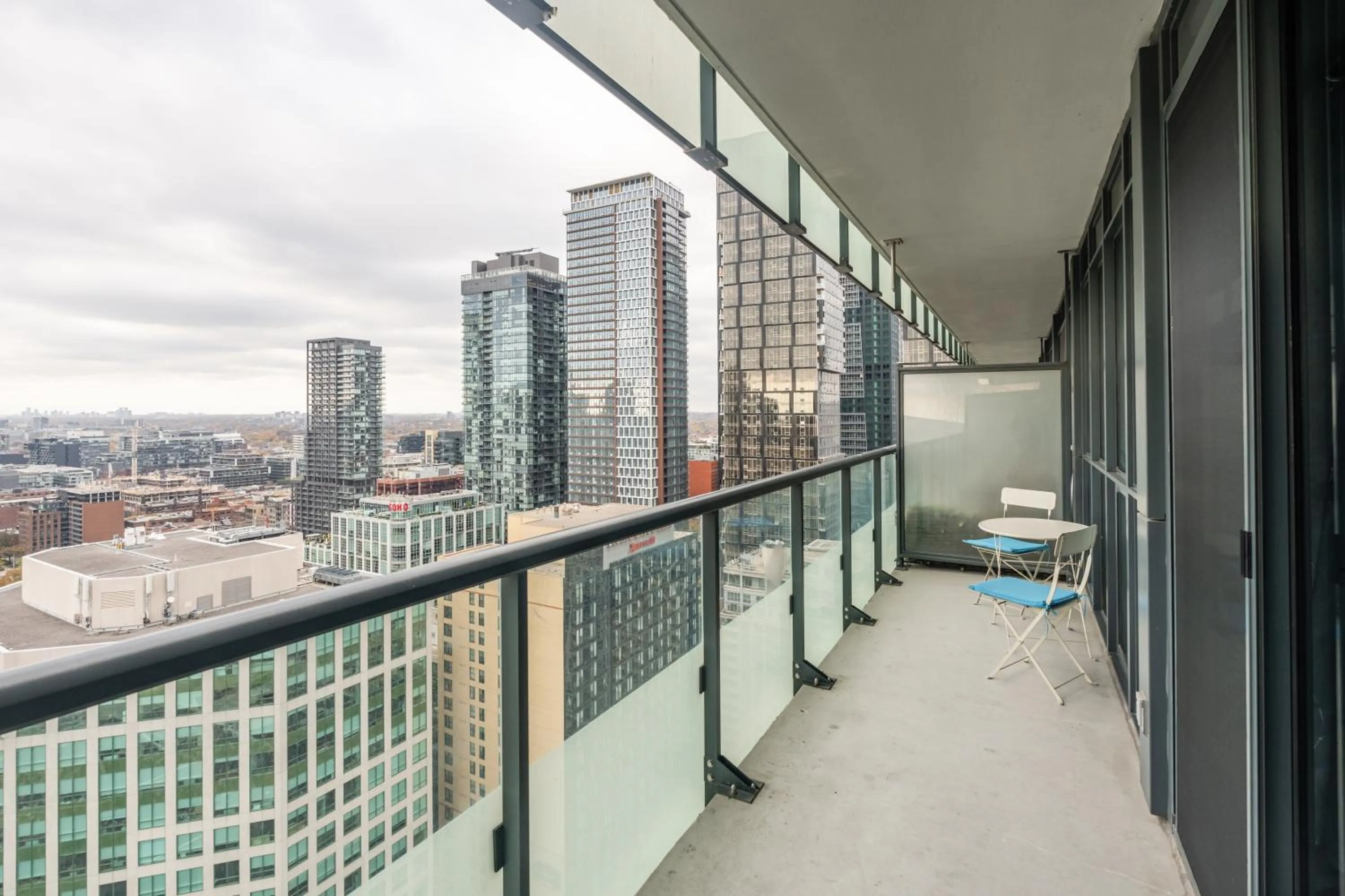 Balcony/Terrace in GLOBALSTAY Modern Downtown Apartment