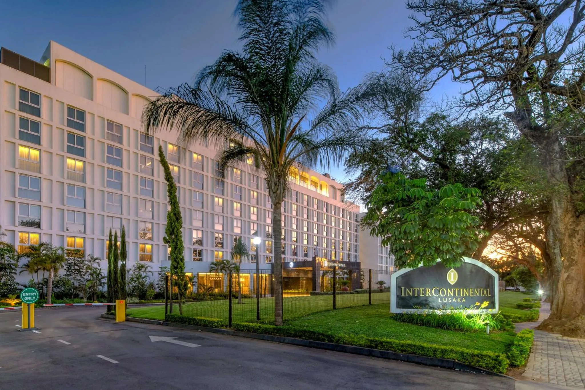 Property building in InterContinental Lusaka by IHG