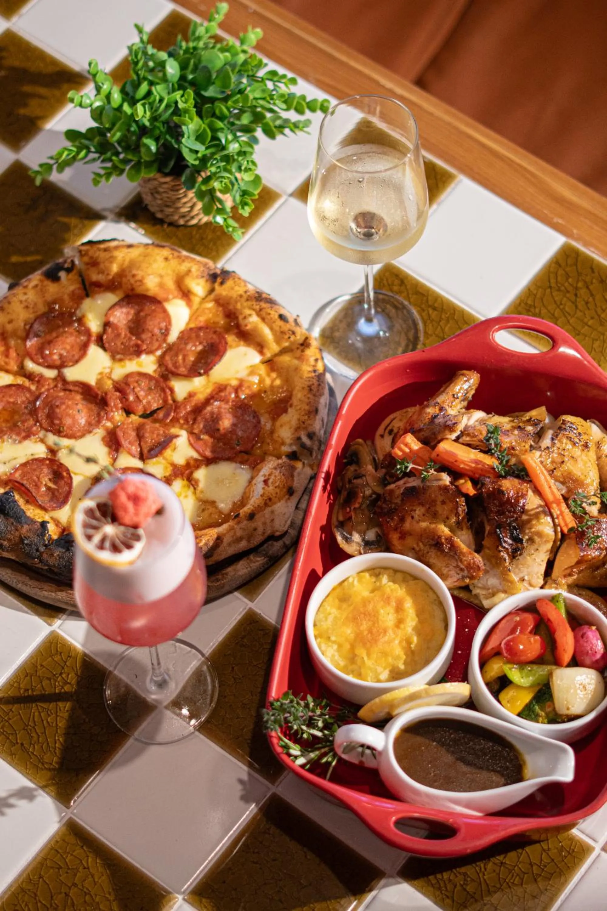 Food close-up in Al's Resort