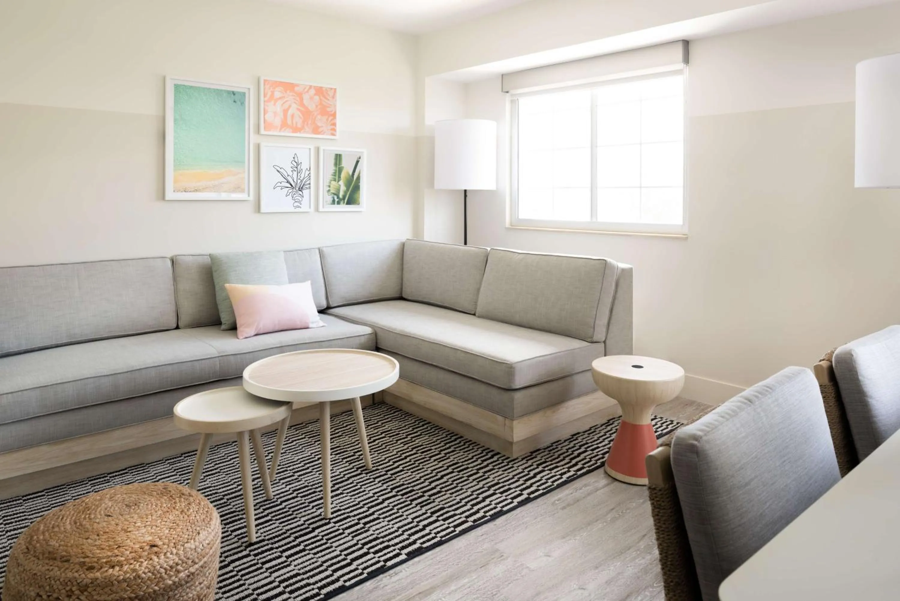 Living room in Hampton by Hilton Grand Cayman Seven Mile Beach