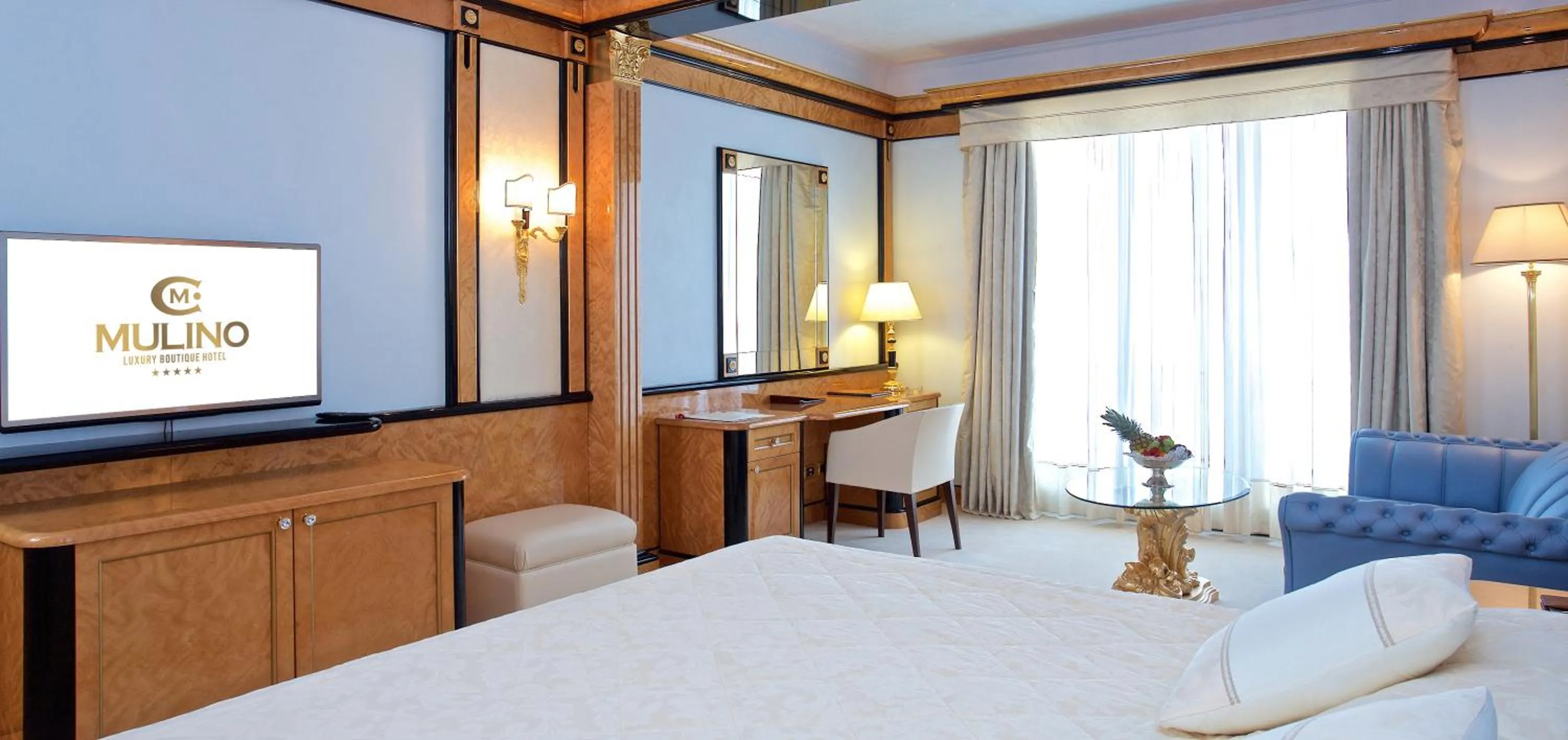 Bedroom in Mulino Luxury Boutique Hotel