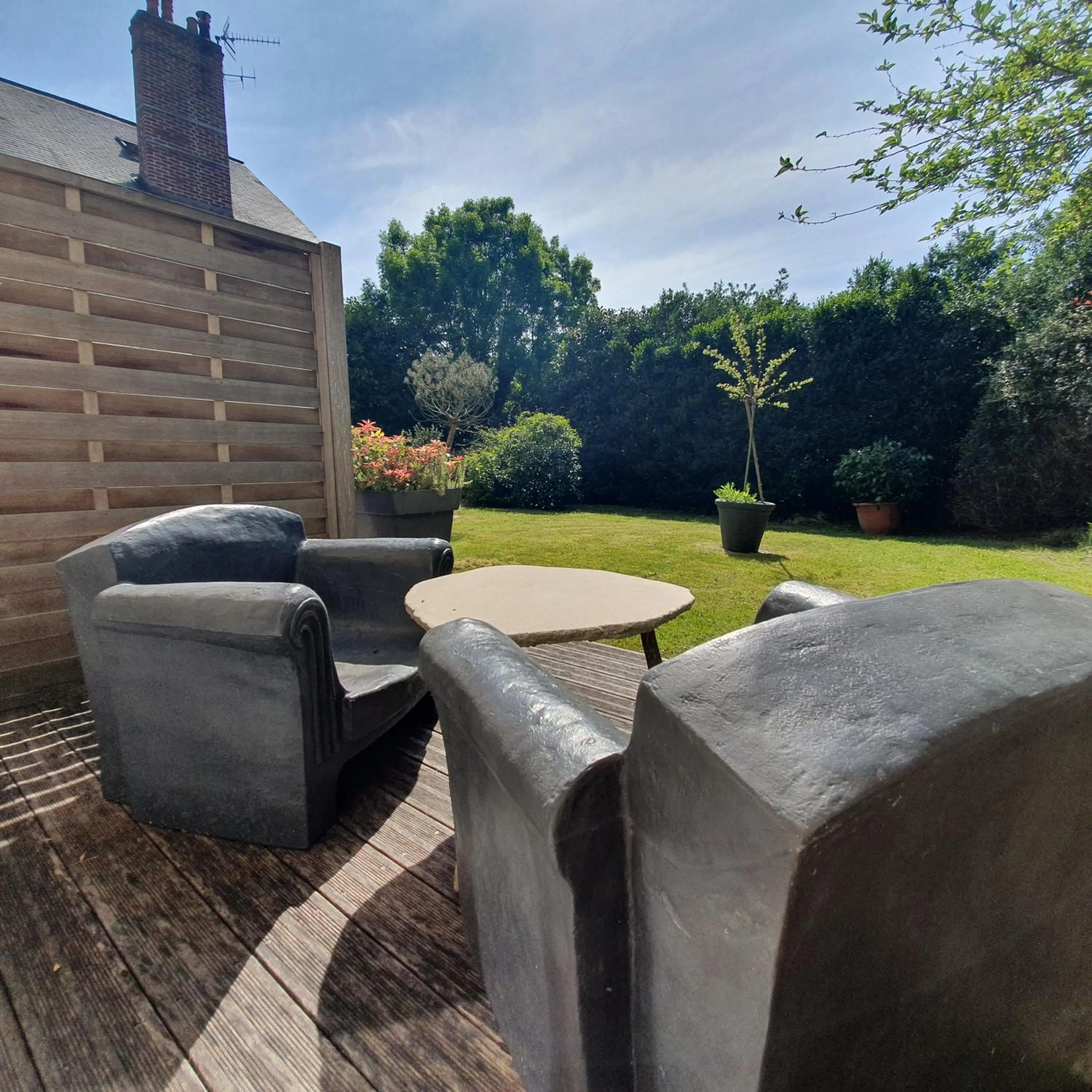 Balcony/Terrace in La Fraîchette-Hôtel & Spa