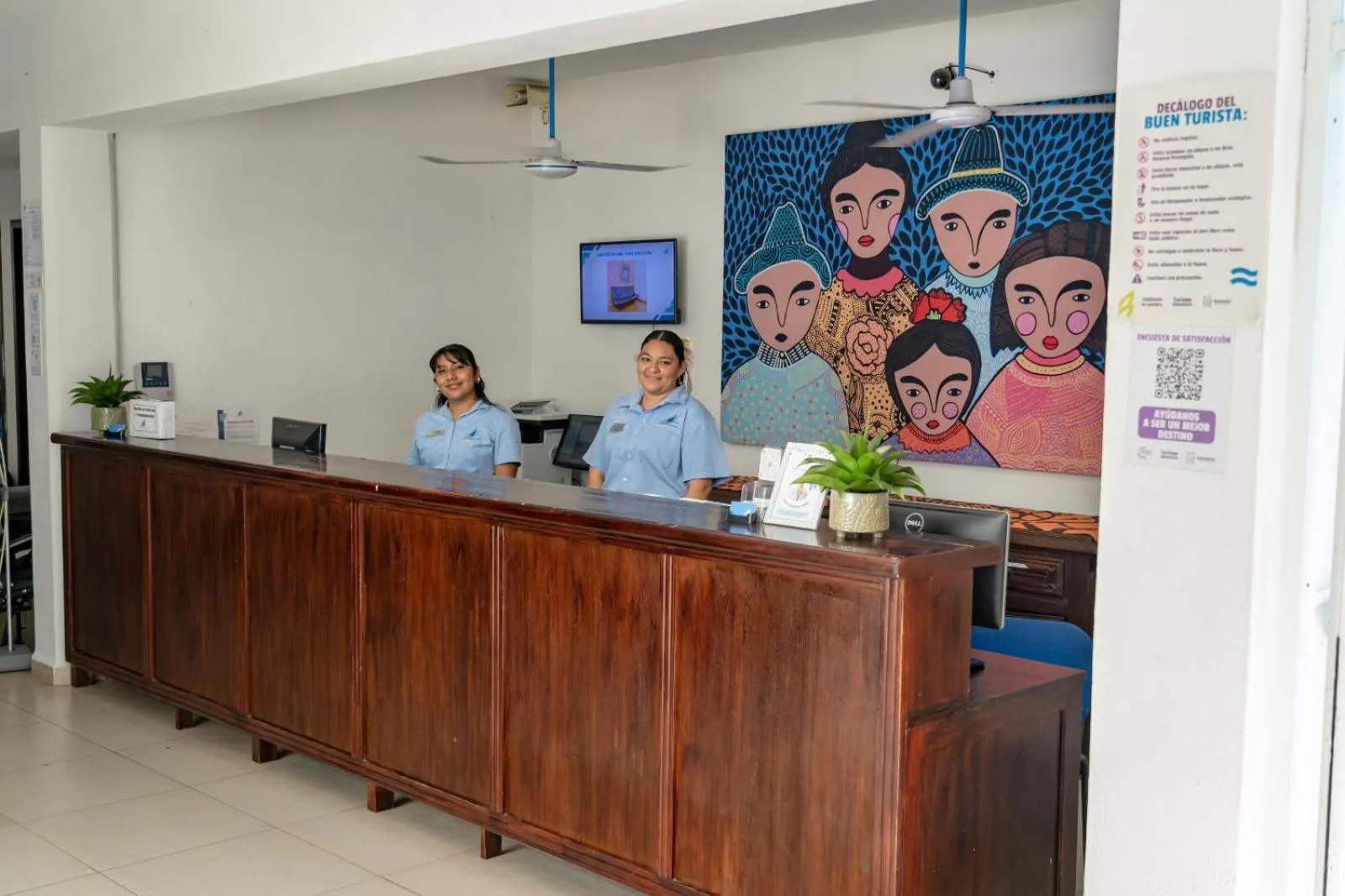 Lobby or reception in Hotel Santa Cruz Huatulco