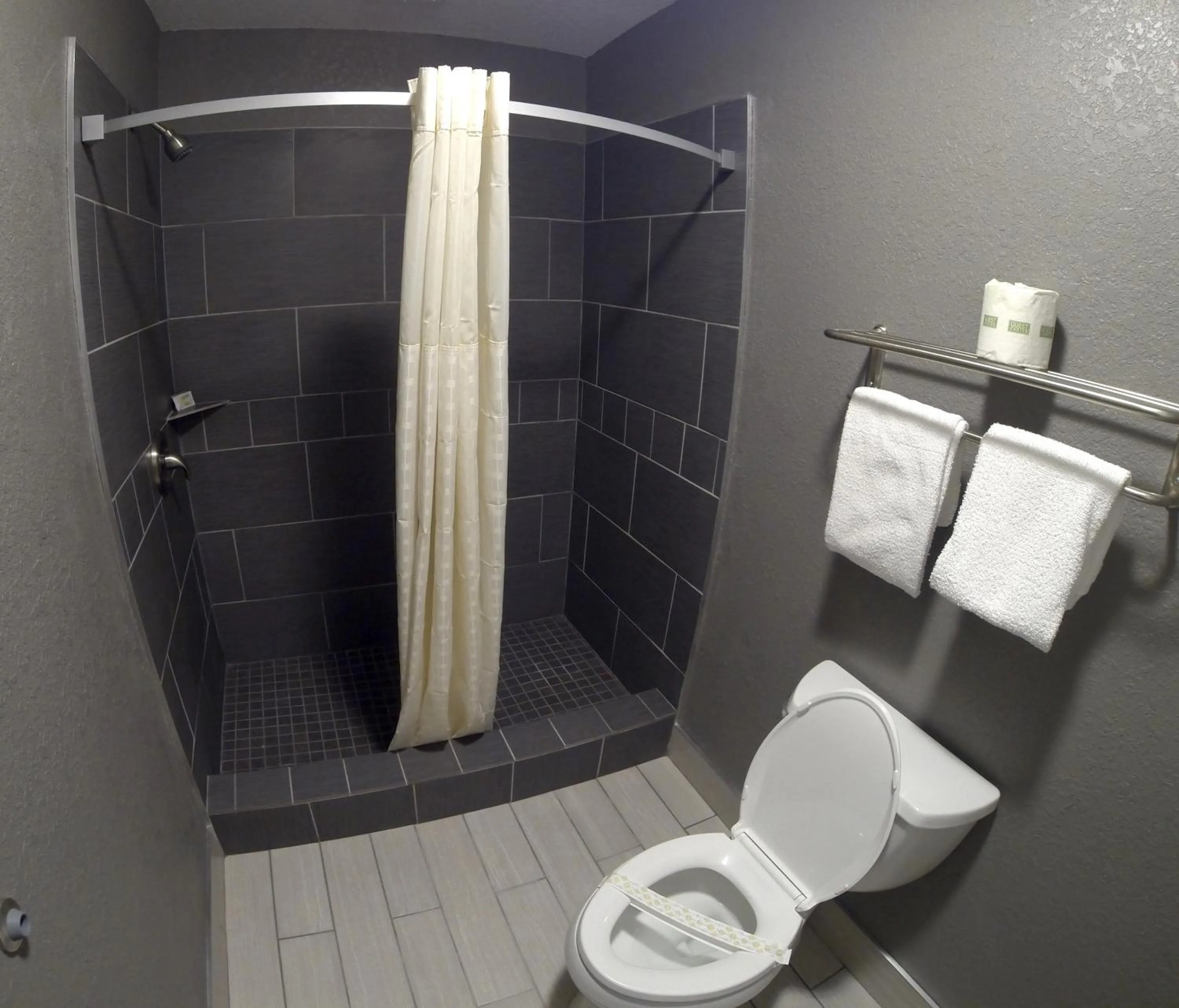 Shower in Cozy Rest Motel