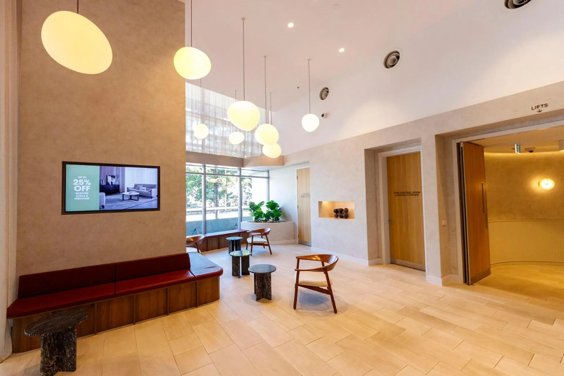 Lobby or reception in Evolution Apartments