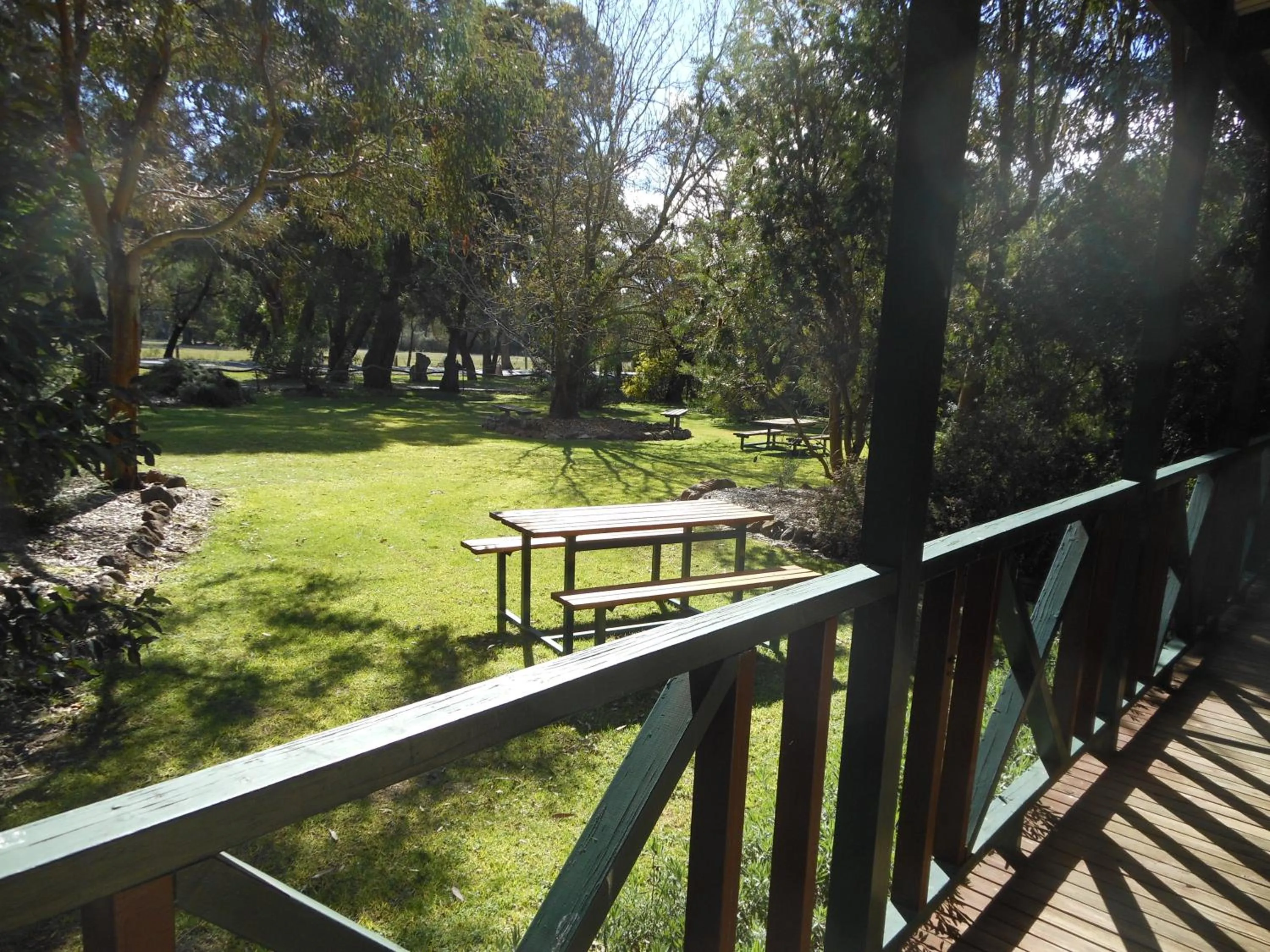 Balcony/Terrace in Grampians View Cottages and Units