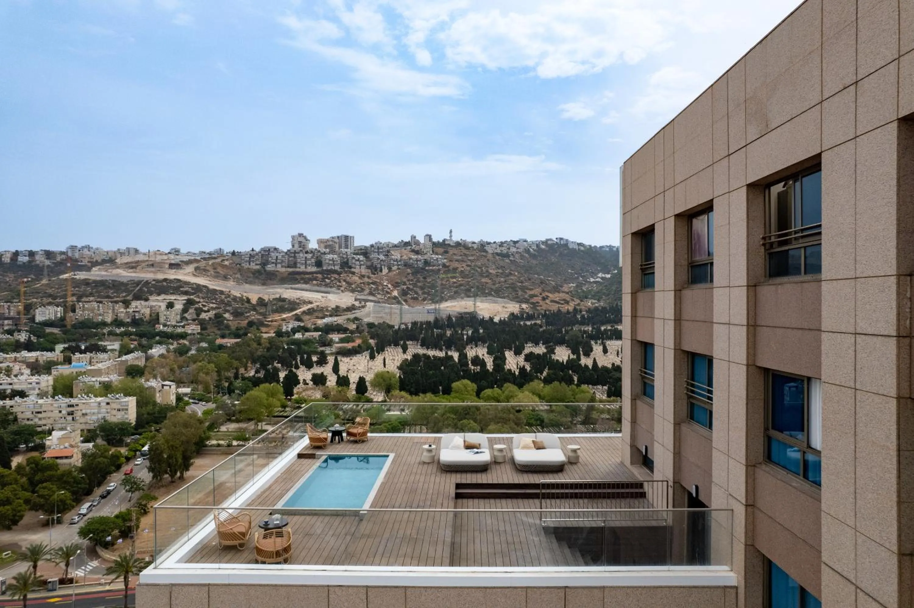 Swimming pool in Leonardo Plaza Haifa