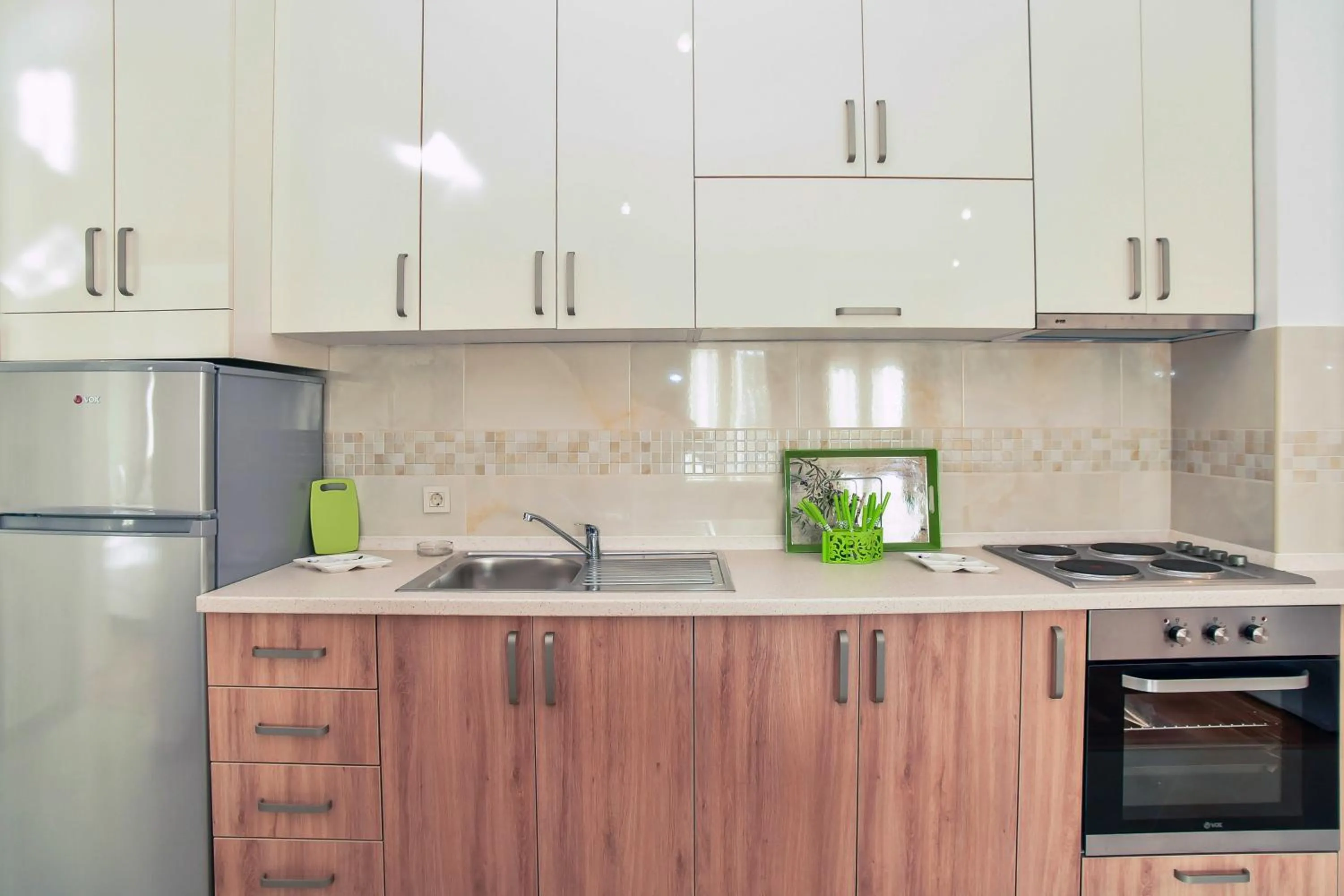 Kitchen or kitchenette in Vistamar Hotel & Apartments