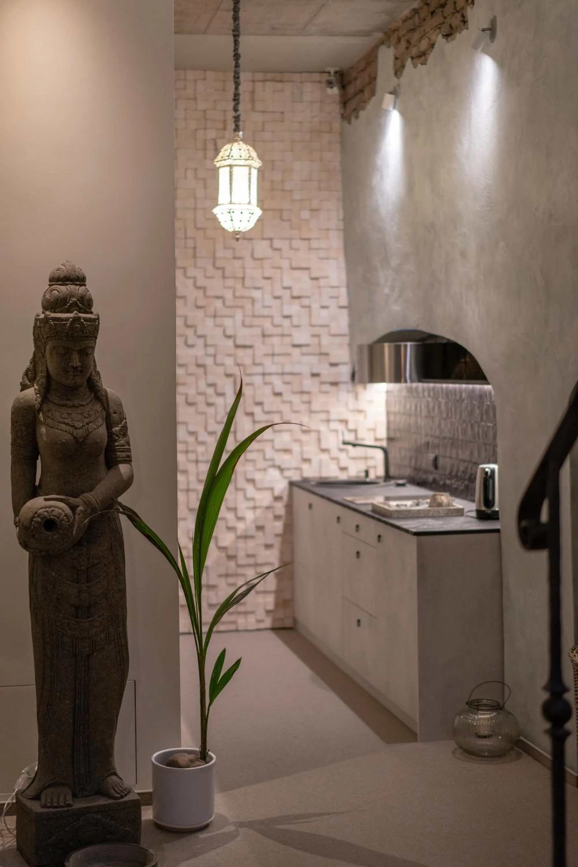 Kitchen or kitchenette in Mai Ram Yoga House