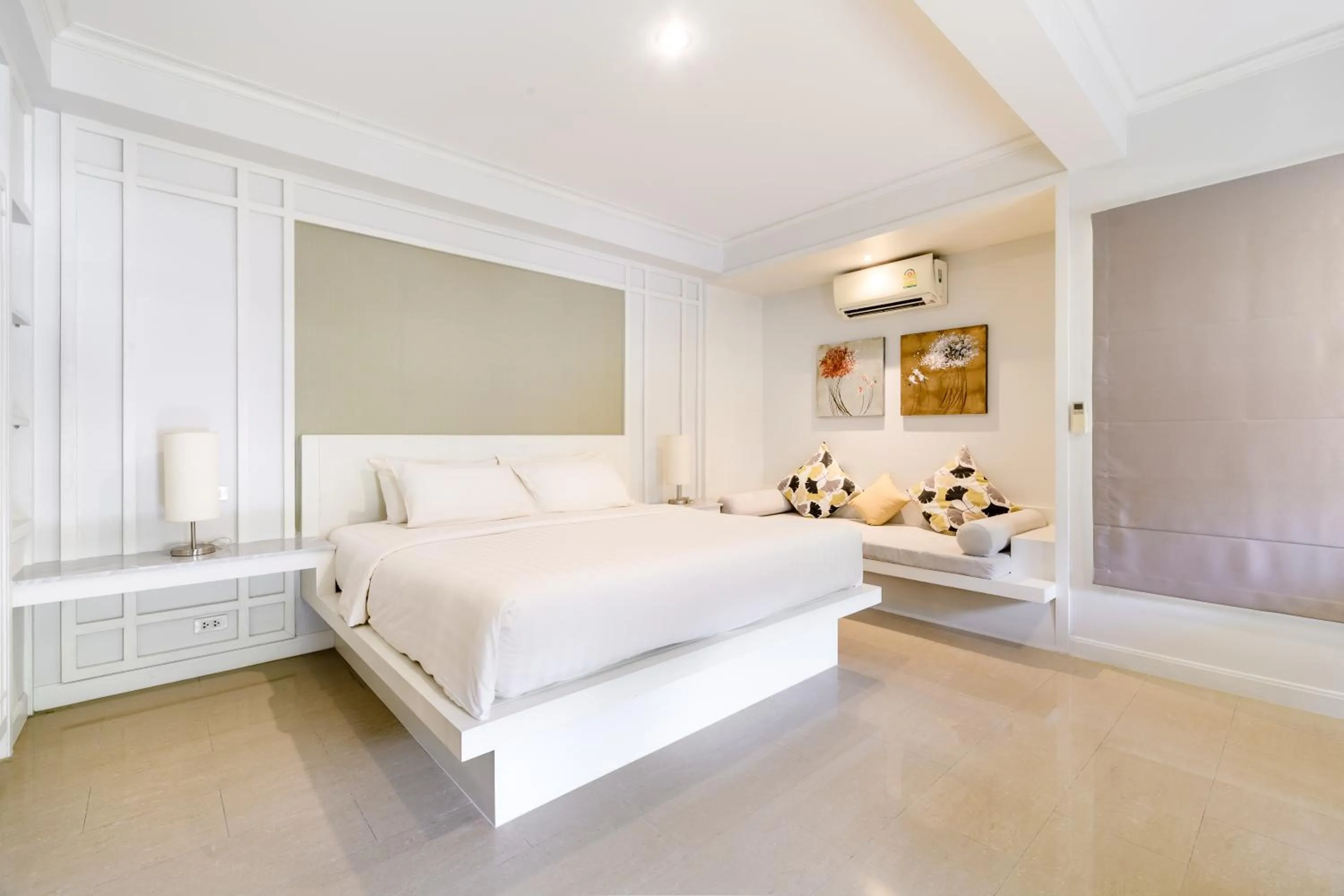 Bedroom, Bed in Villa Pimmada