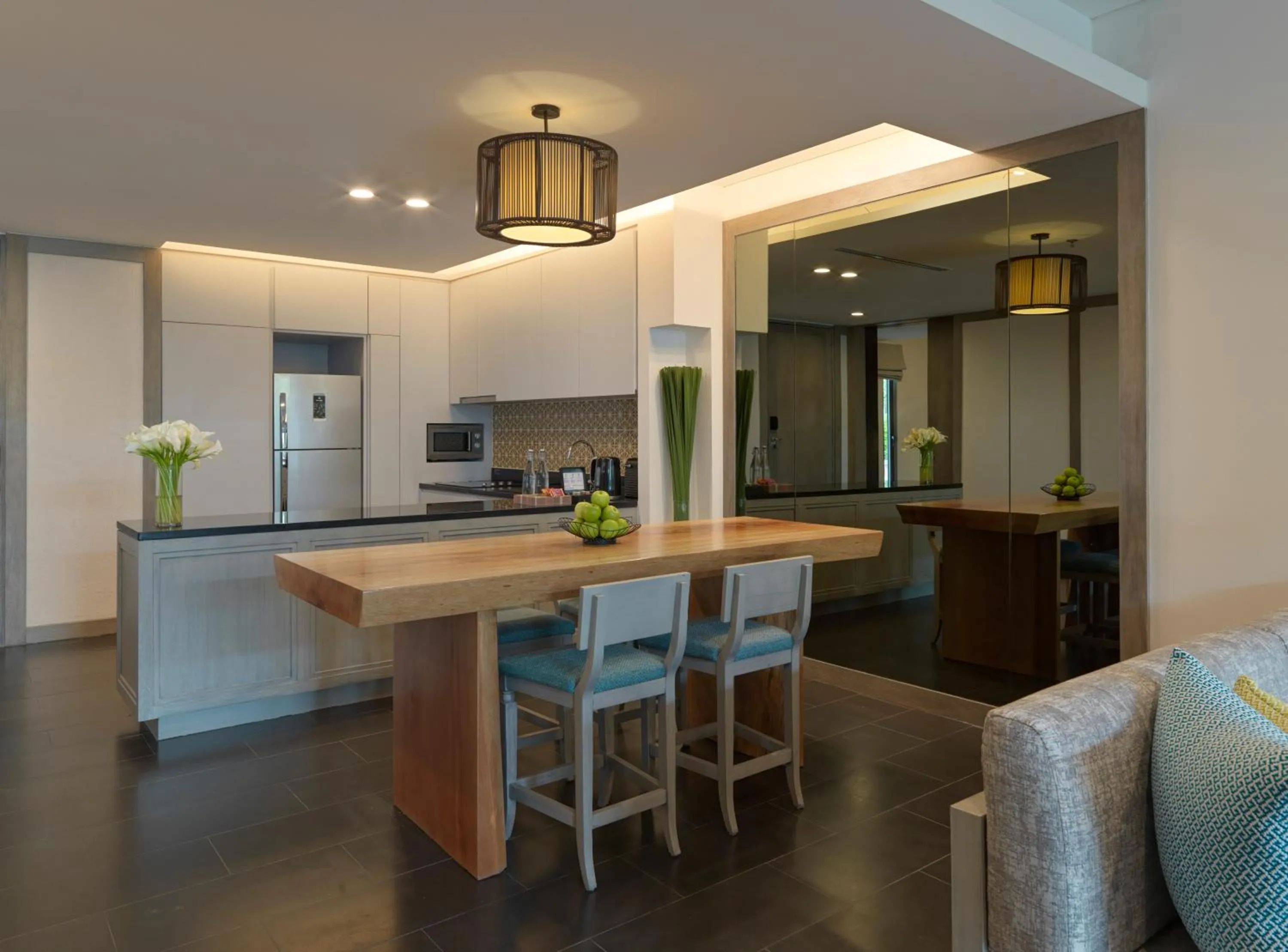 Kitchen or kitchenette in Anantara Mai Khao Phuket Villas