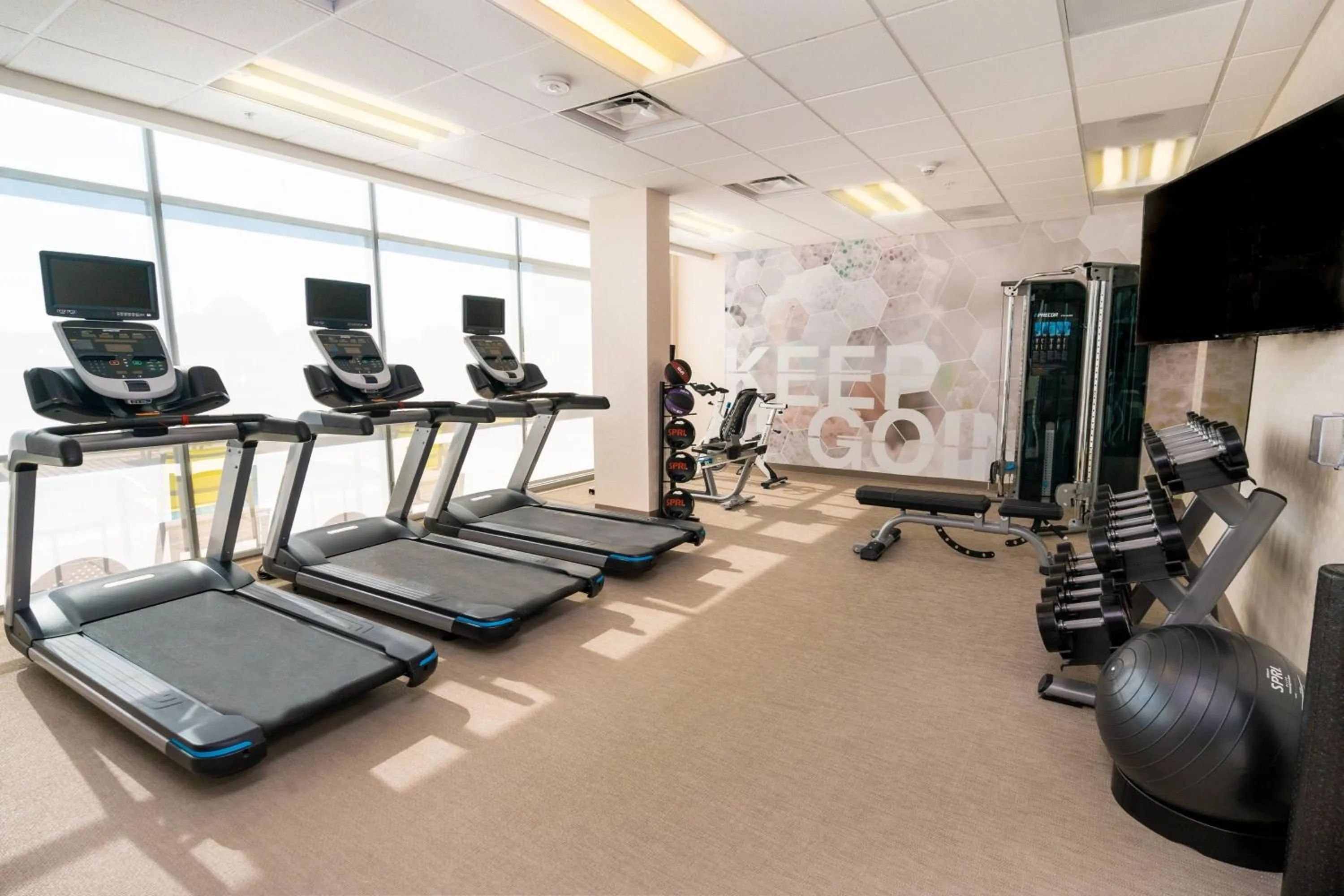 Fitness centre/facilities in SpringHill Suites by Marriott Newark Fremont