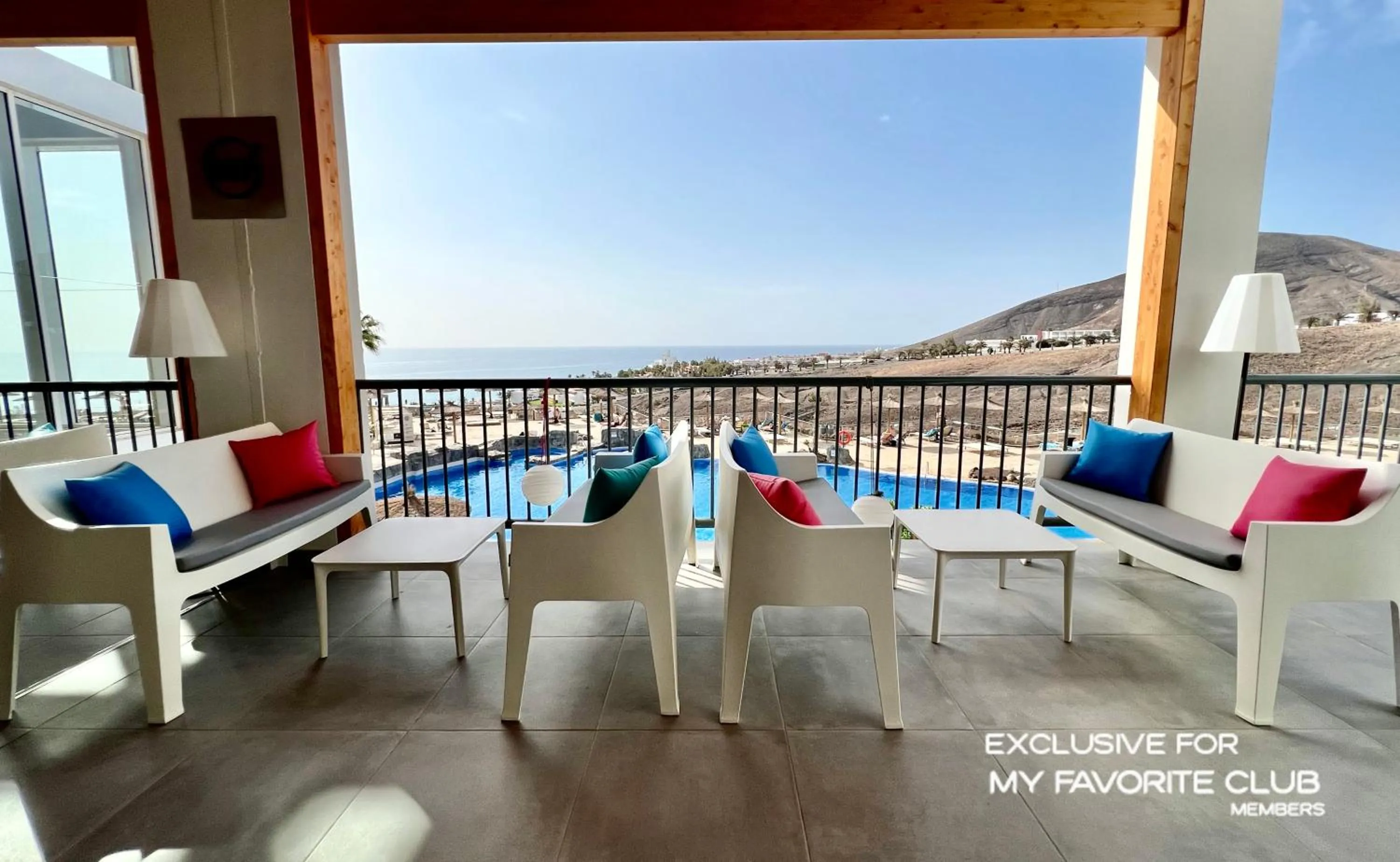 Balcony/Terrace in Alua Village Fuerteventura - All Inclusive
