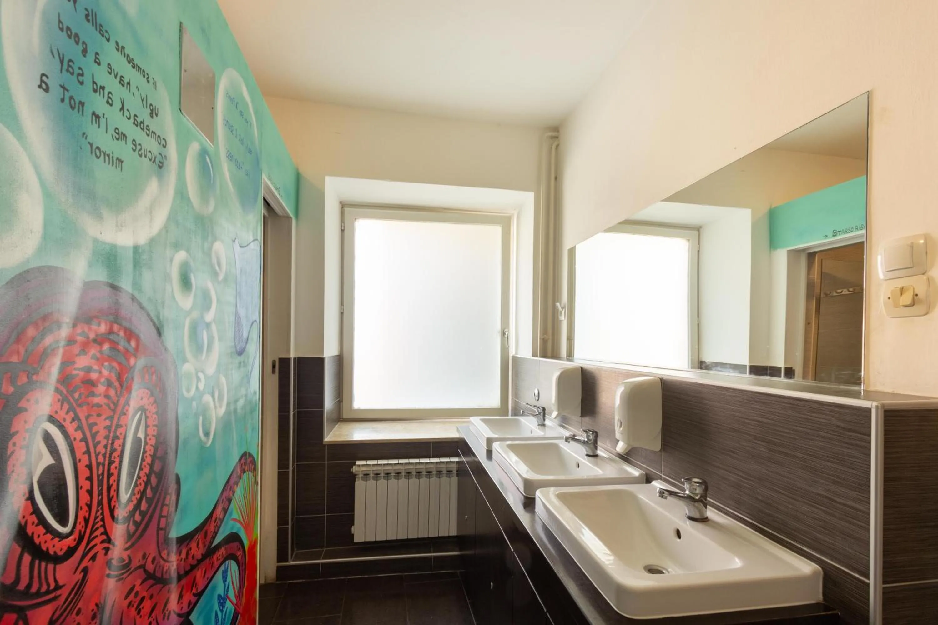 Bathroom in Whole Wide World Hostel