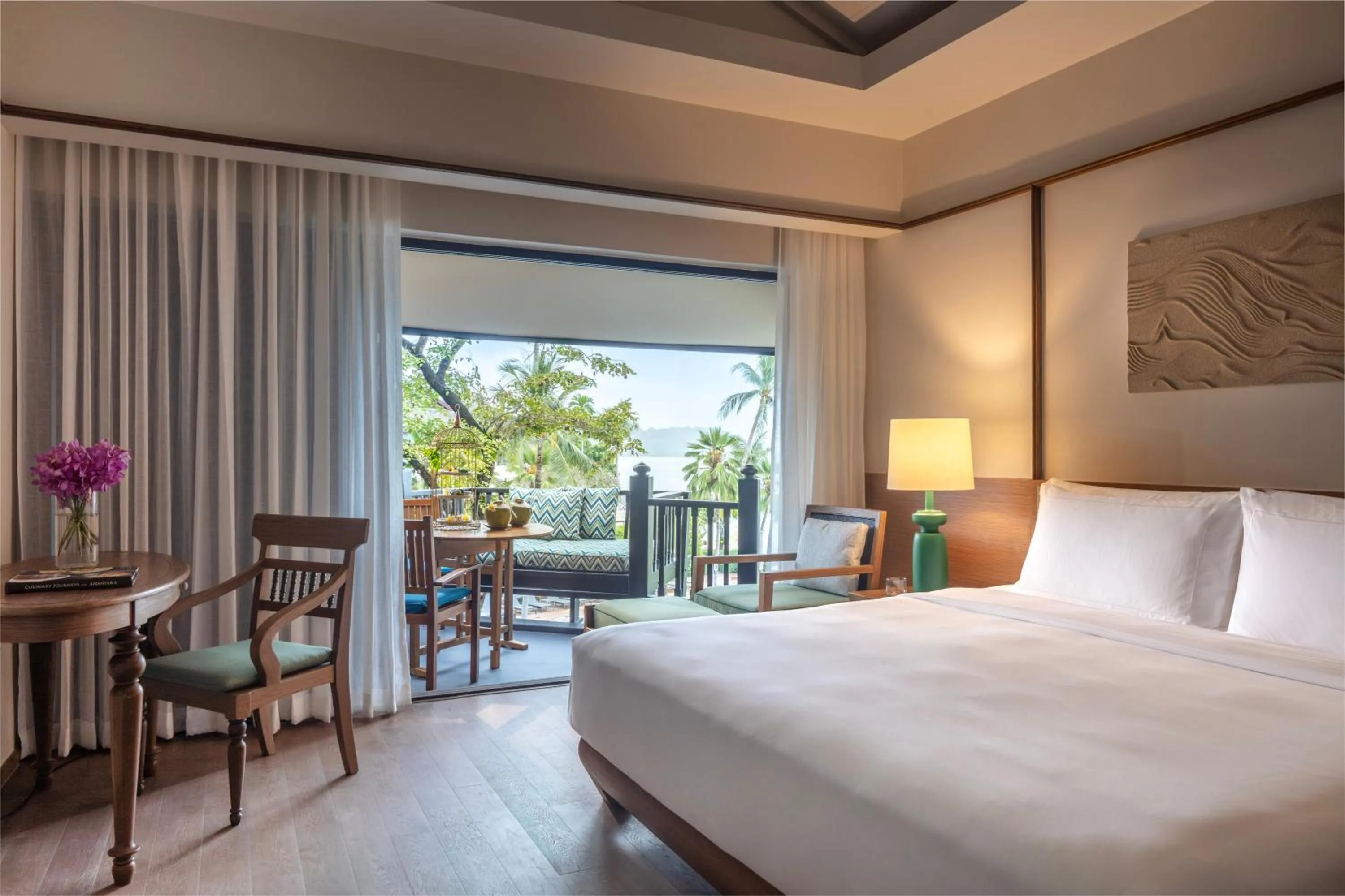 Bedroom, Bed in Anantara Bophut Koh Samui Resort