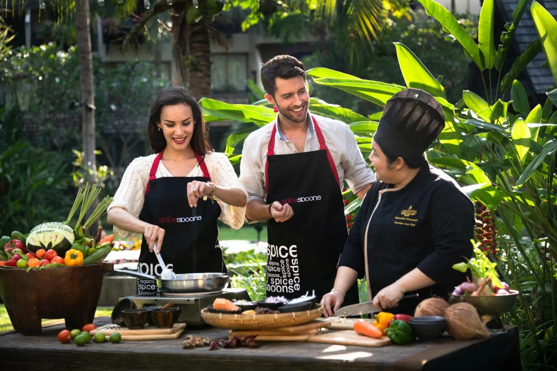 Staff in Anantara Bophut Koh Samui Resort