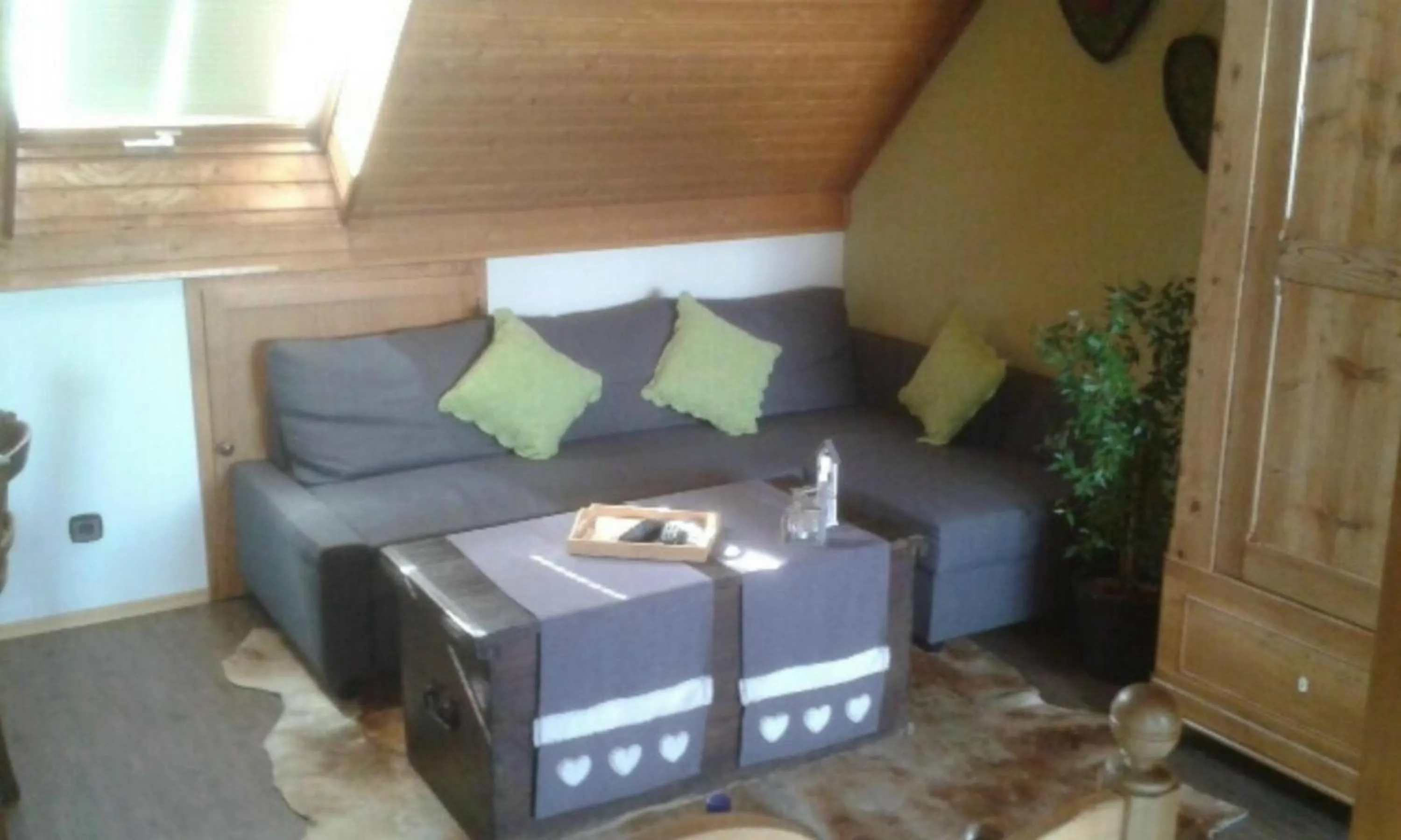 Decorative detail in Stierstall-Suite Pension Wahlenau