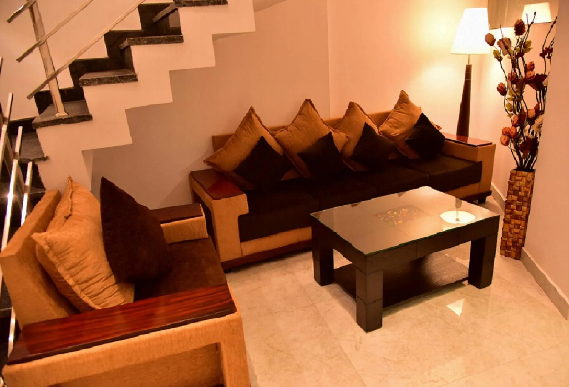 Living room in Le Oak Inn