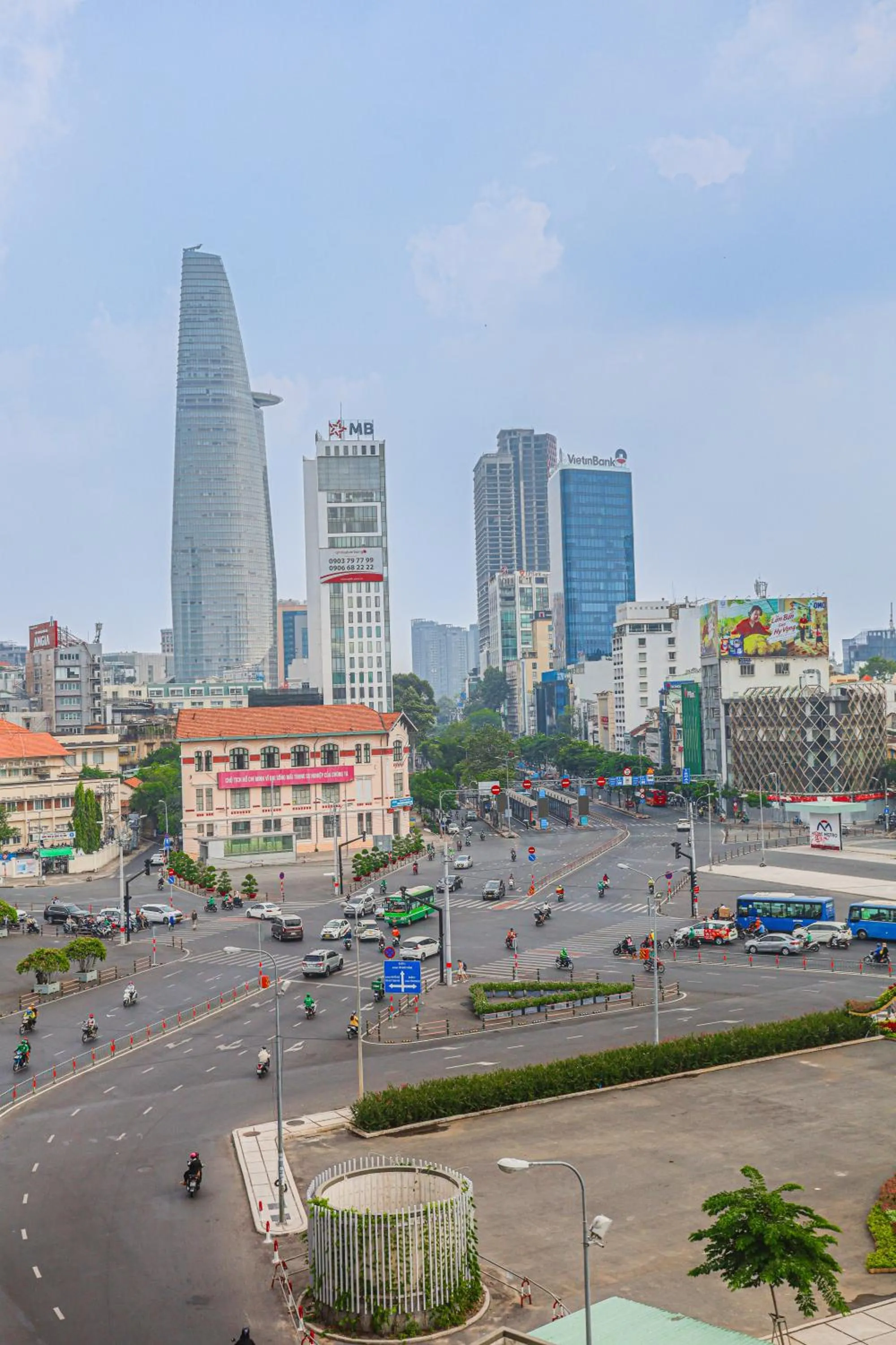 City view in Song Anh 3 Hotel