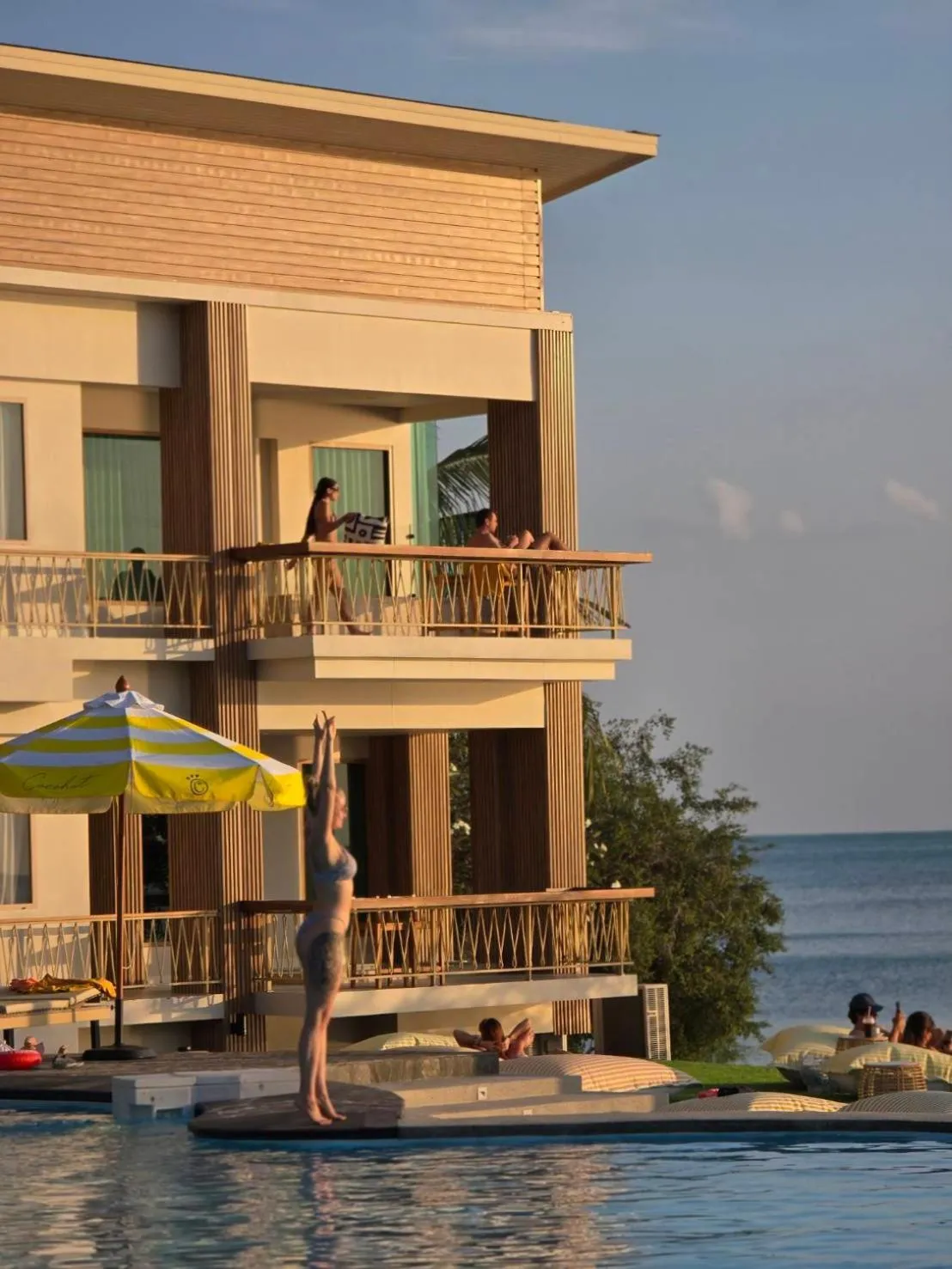 View (from property/room) in Cocohut Beach Resort Koh Phangan