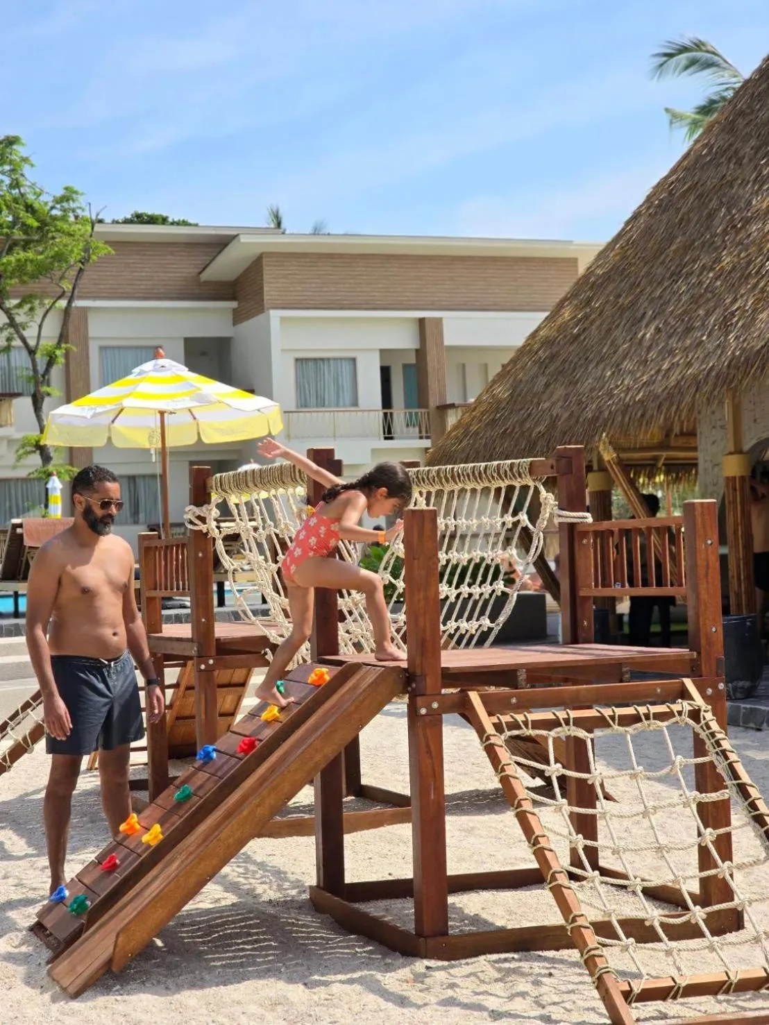 Children play ground in Cocohut Beach Resort Koh Phangan