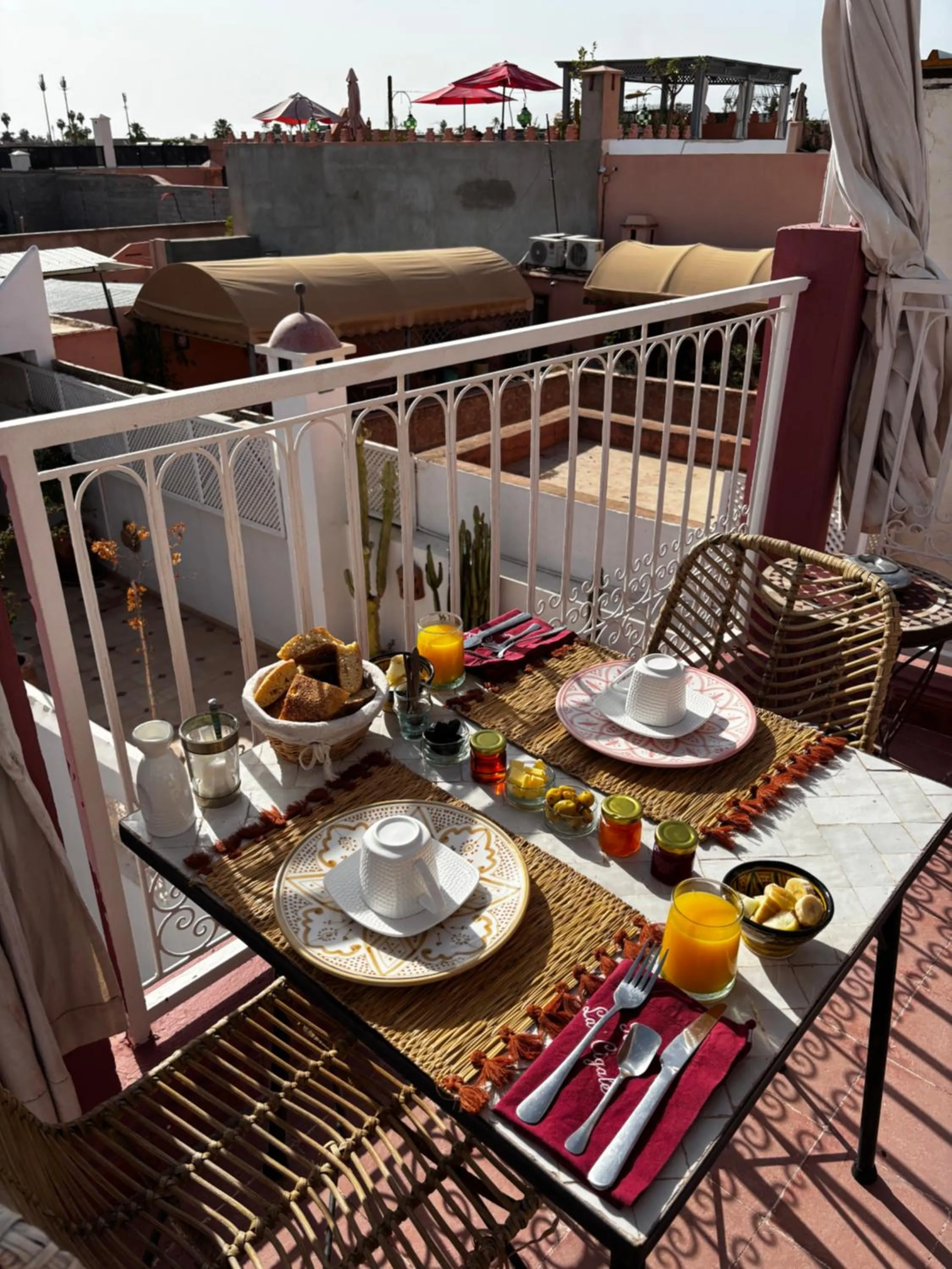 Balcony/Terrace in Riad la Cigale