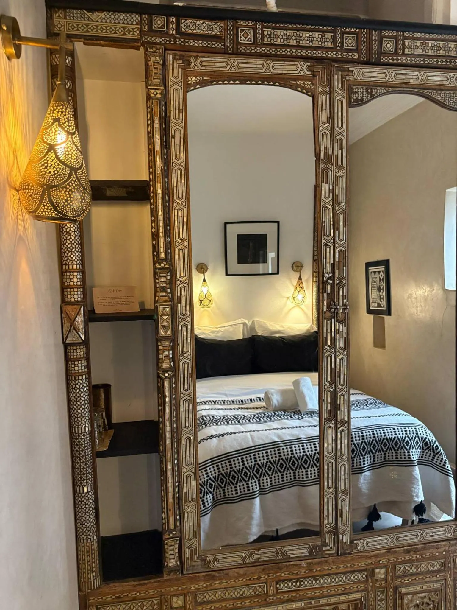 Bedroom, Bed in Riad la Cigale